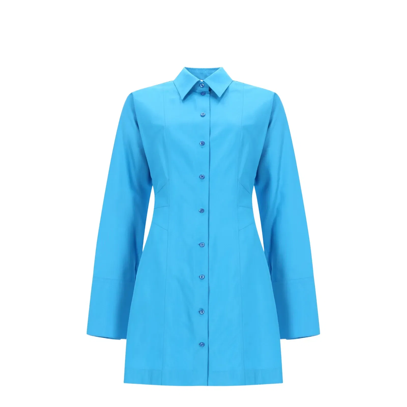 Light Blue Technical Viscose Dress