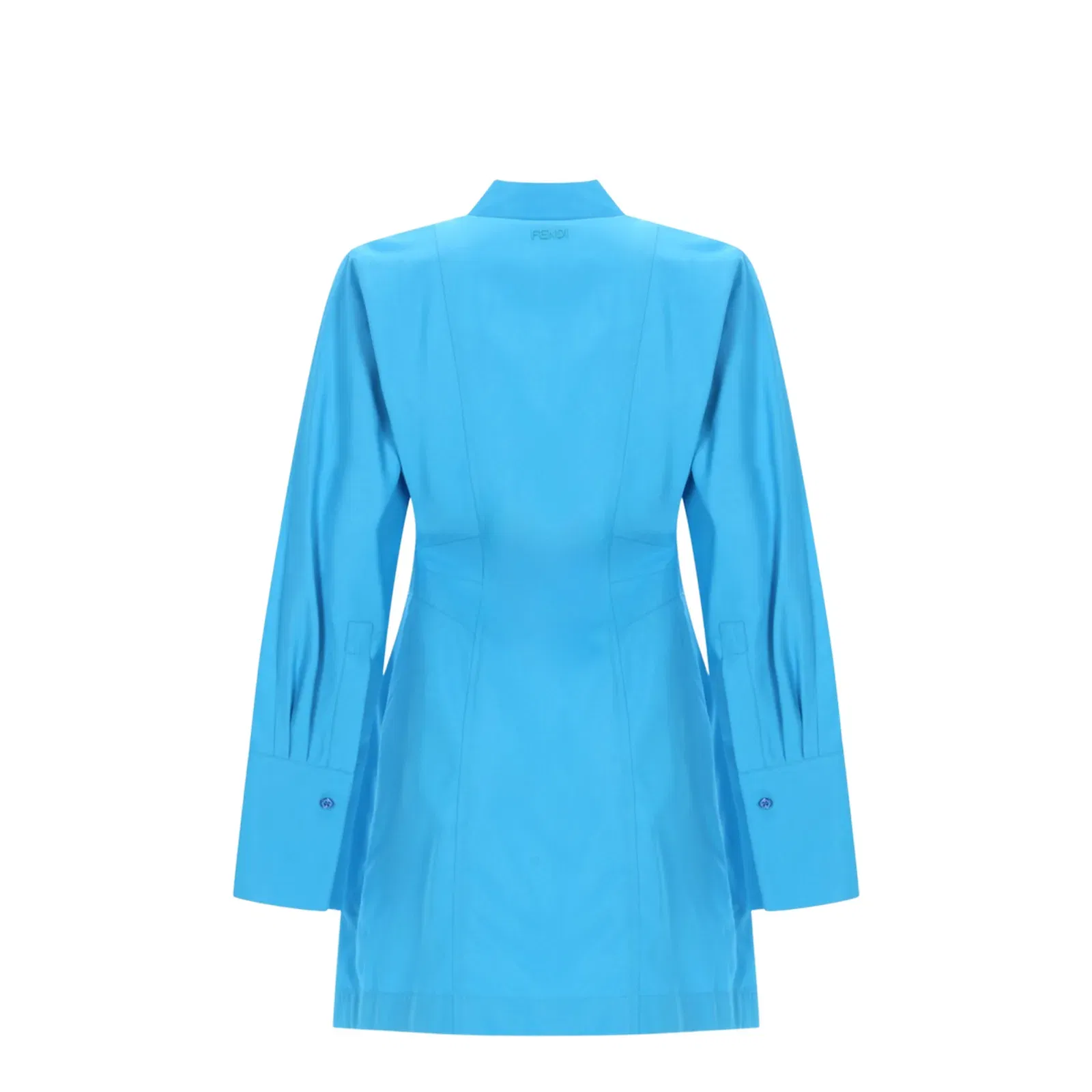 Light Blue Technical Viscose Dress