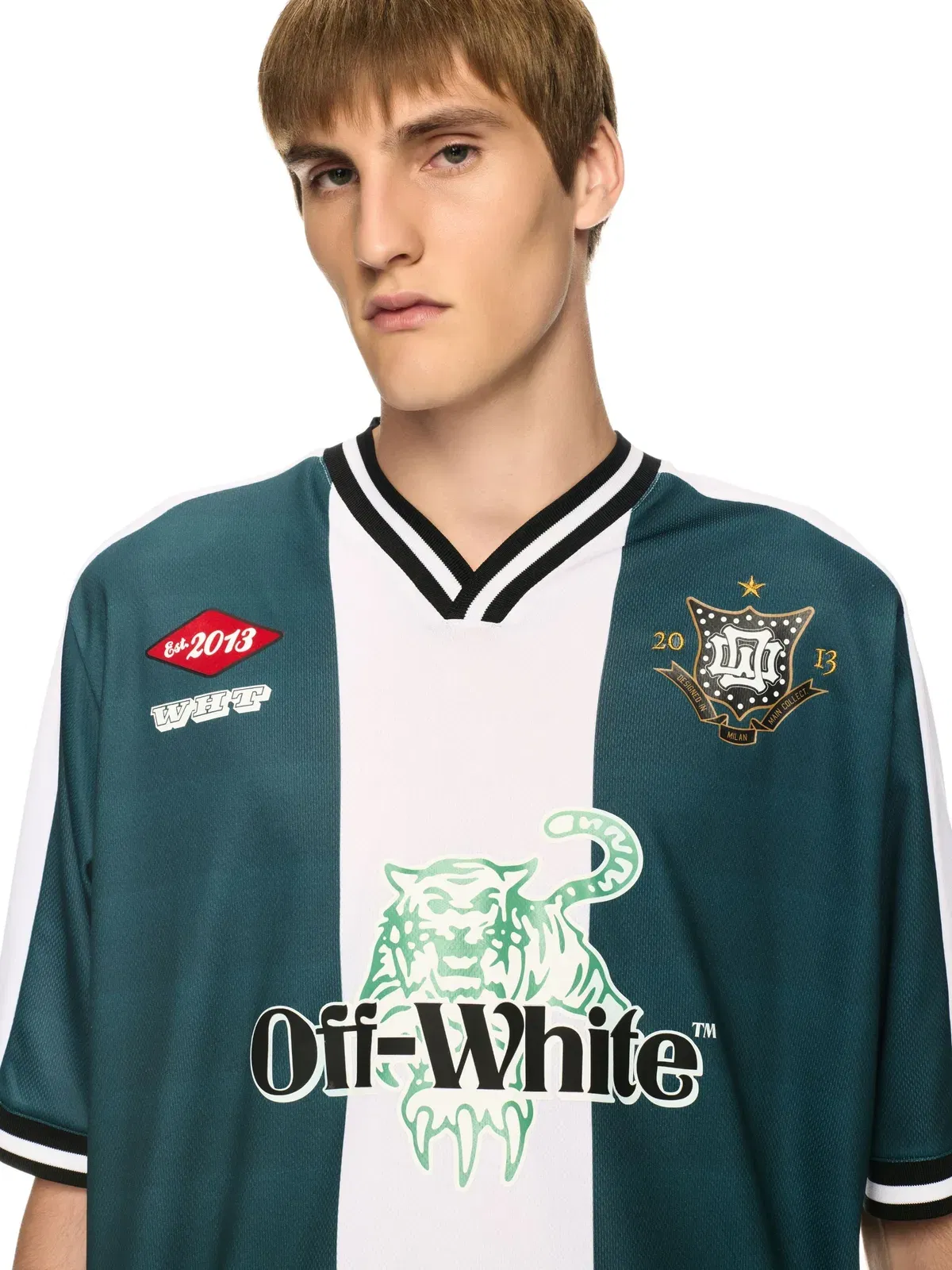 Off-White Tiger 23 Soccer Ss Tee