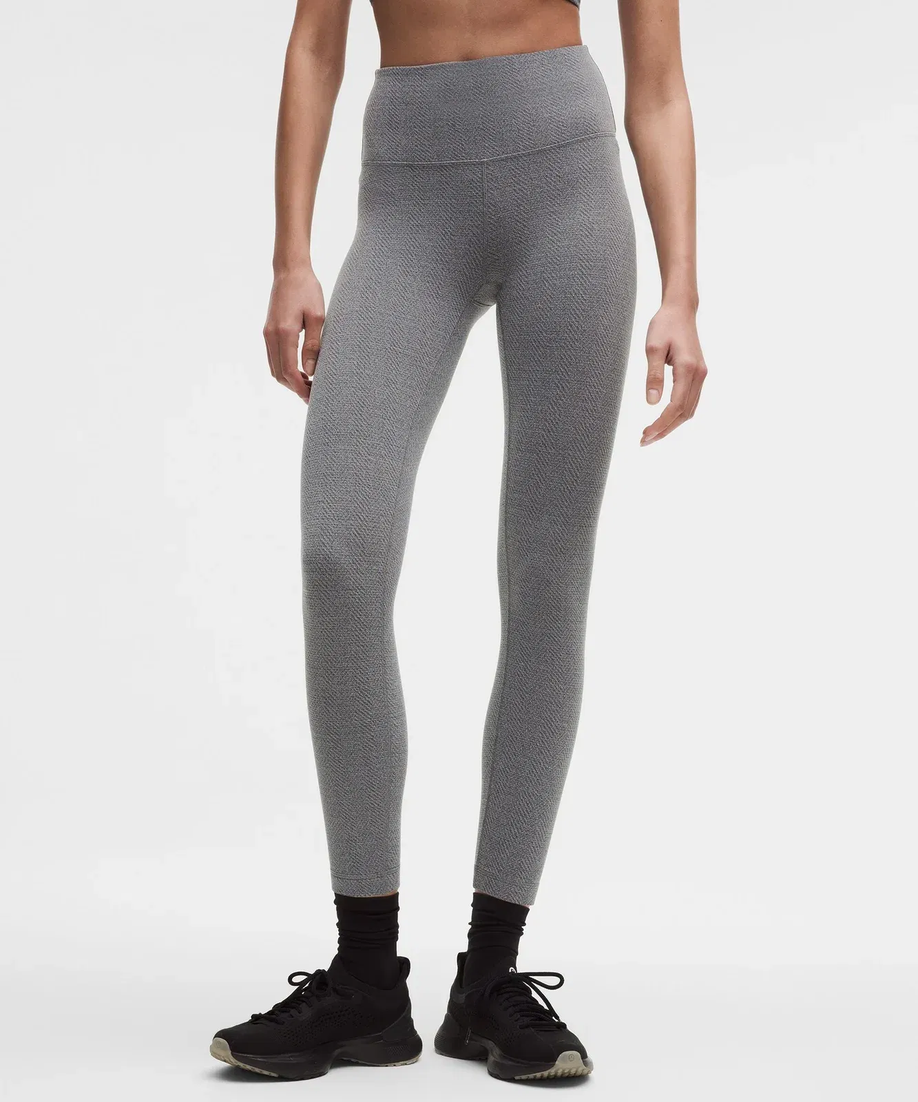 Lululemon Women's Wunder Train High-Rise Tight 25" *Herringbone