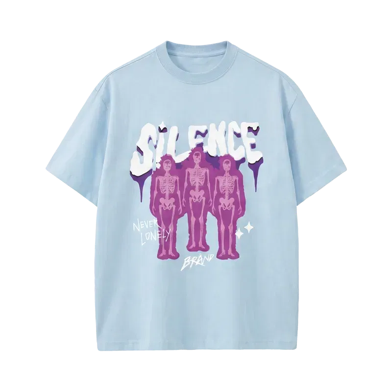 Voyd Cracked Identity Ice Blue T-shirt