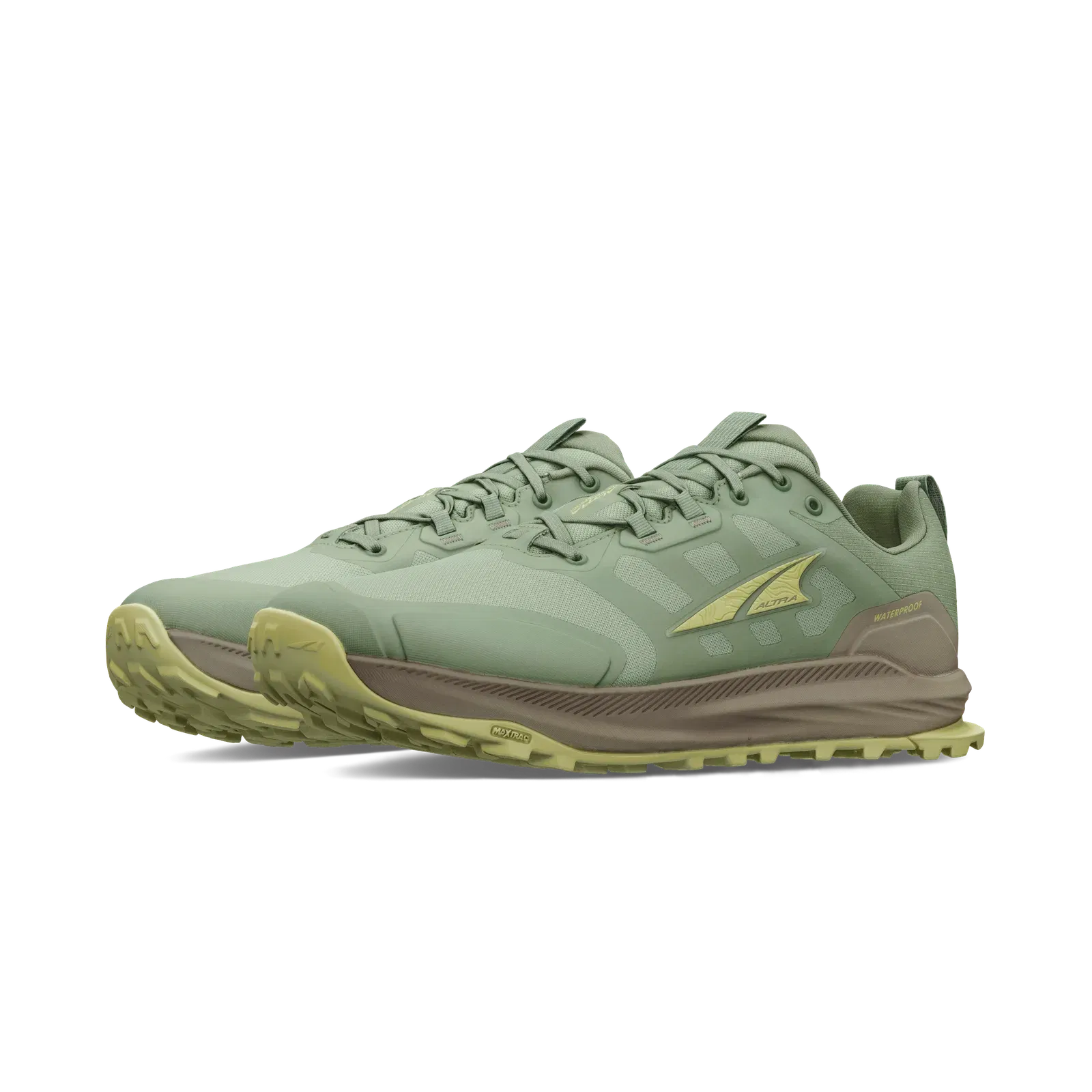 Altra Men's Lone Peak 9 Waterproof Low Green