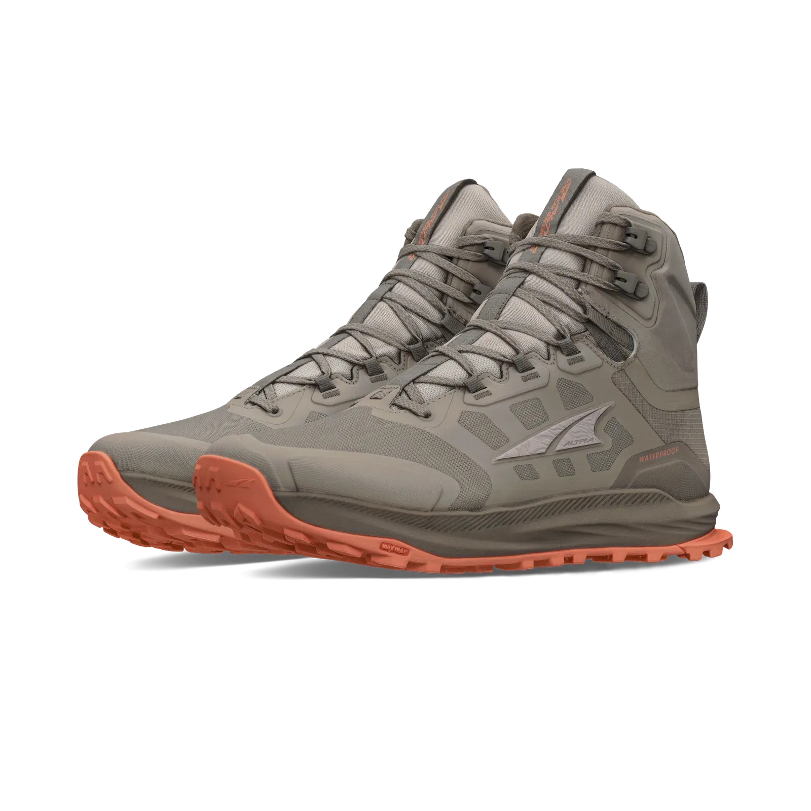 Altra Men's Lone Peak 9 Waterproof Mid Brown/Taupe