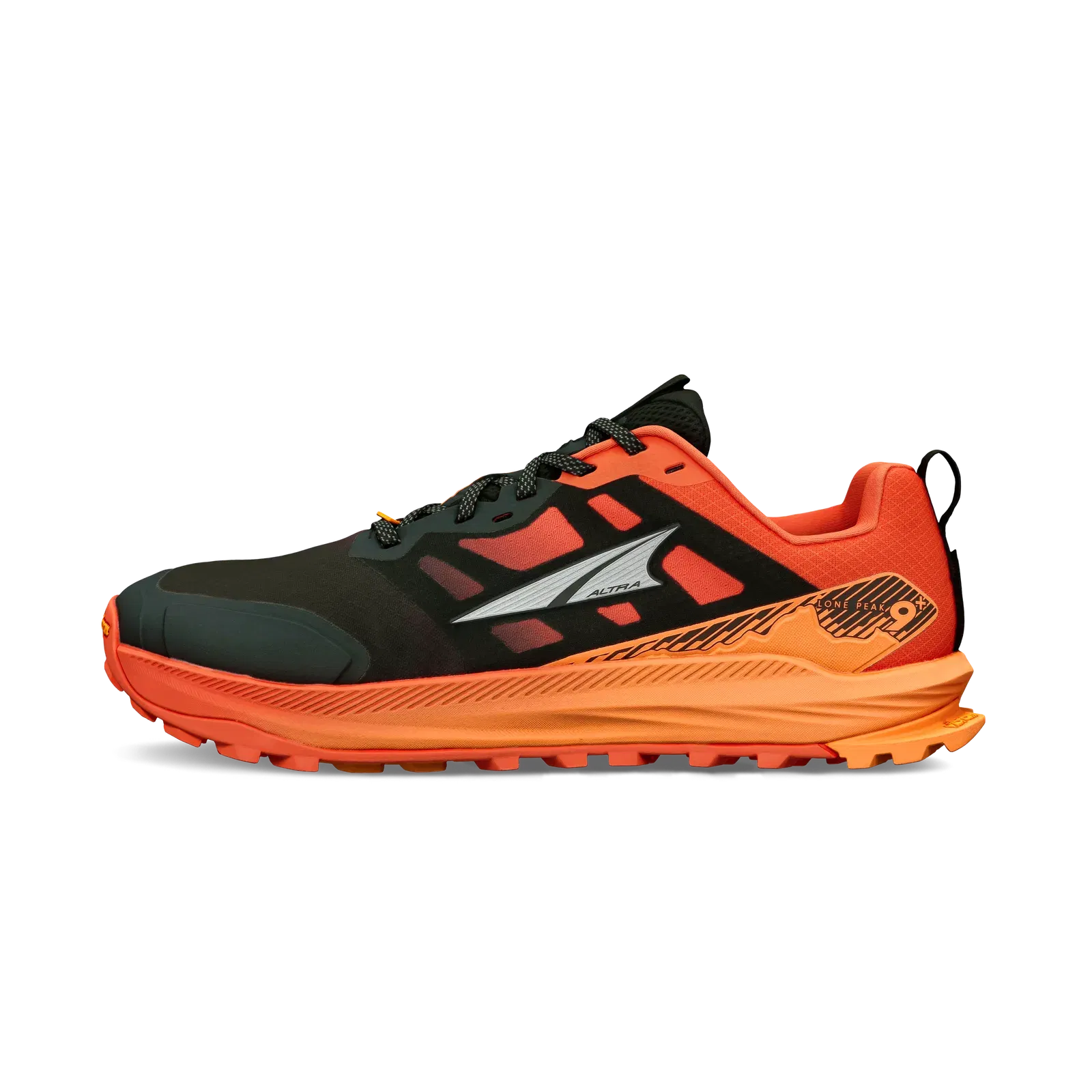 Altra Men's Lone Peak 9+ Black / Orange