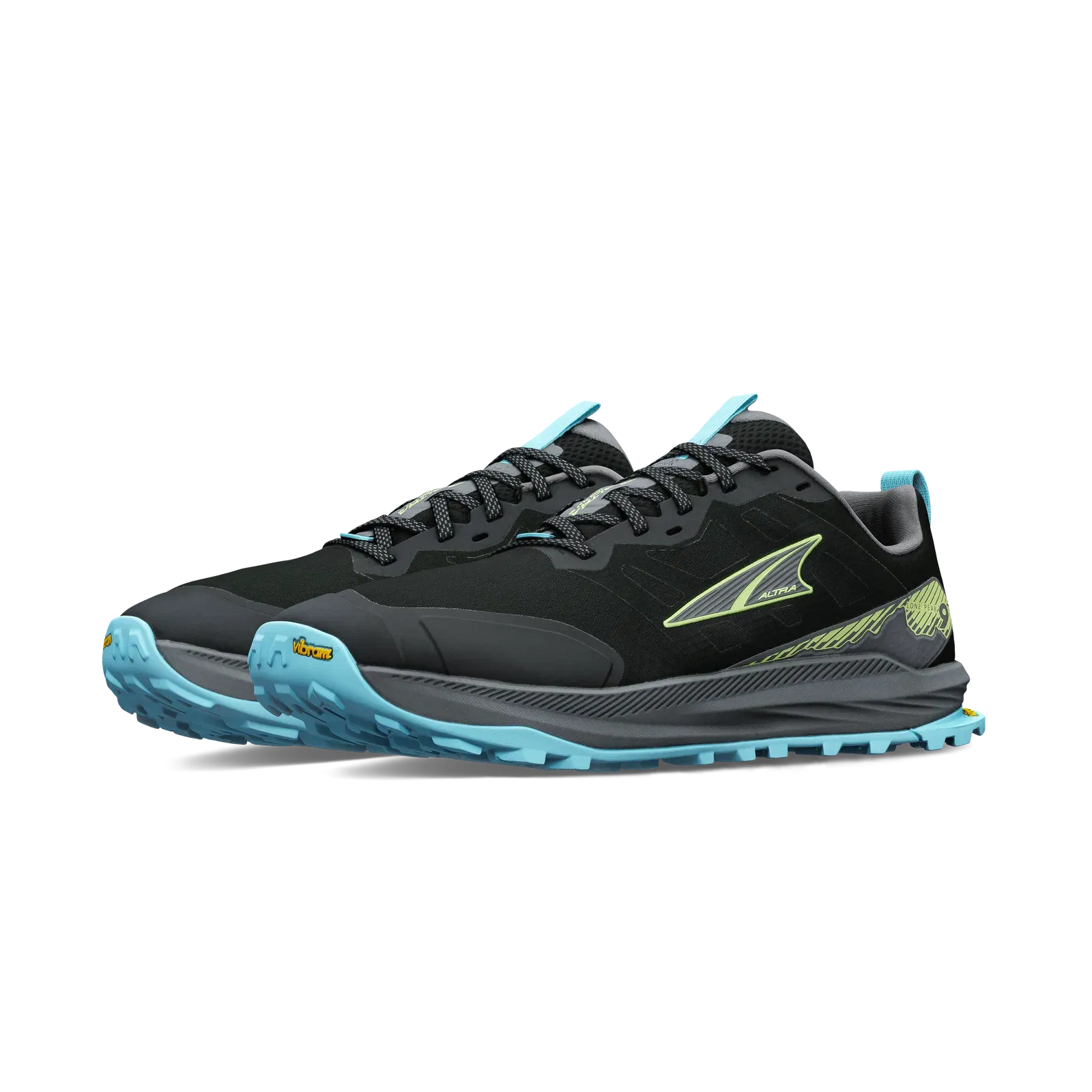 Altra Men's Lone Peak 9+ Black/Lime
