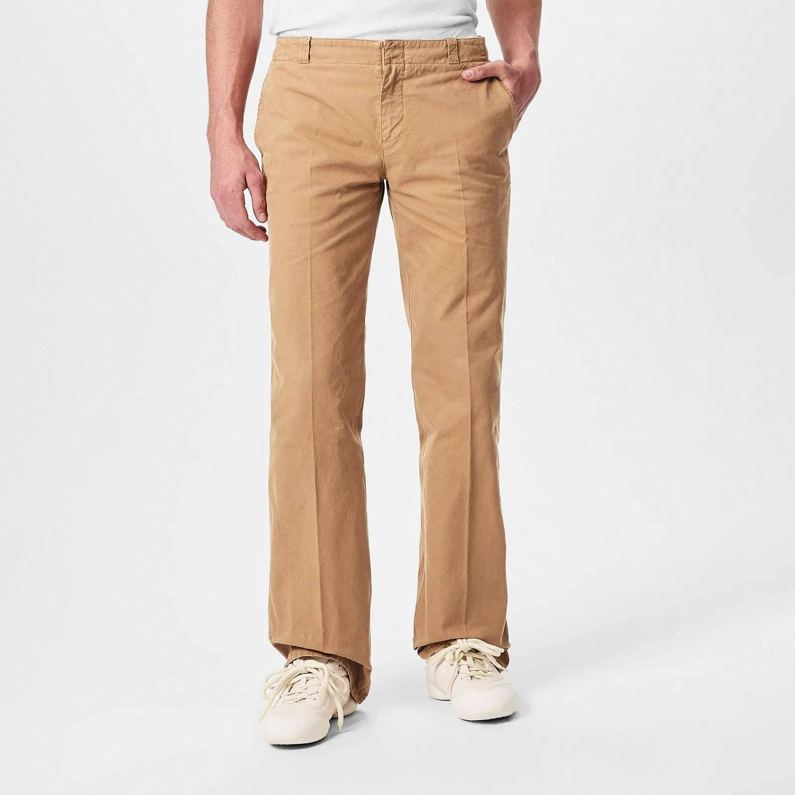 Alex Bumster Low-Rise Tailored Fit Chinos