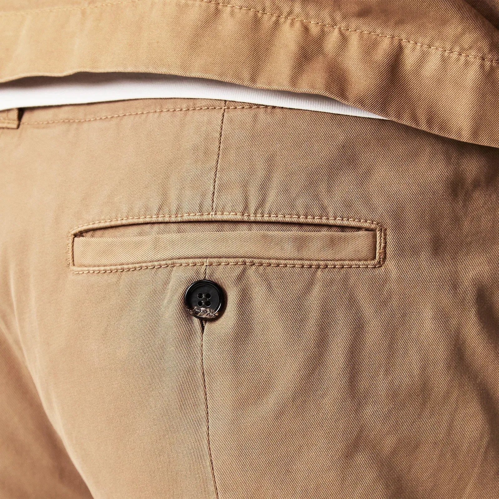 Alex Bumster Low-Rise Tailored Fit Chinos