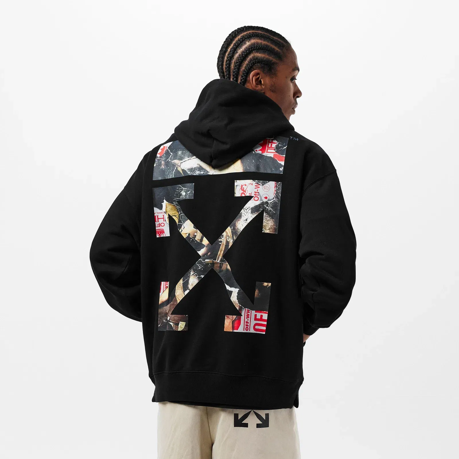 Paint Arrow Pull Over Hoodie