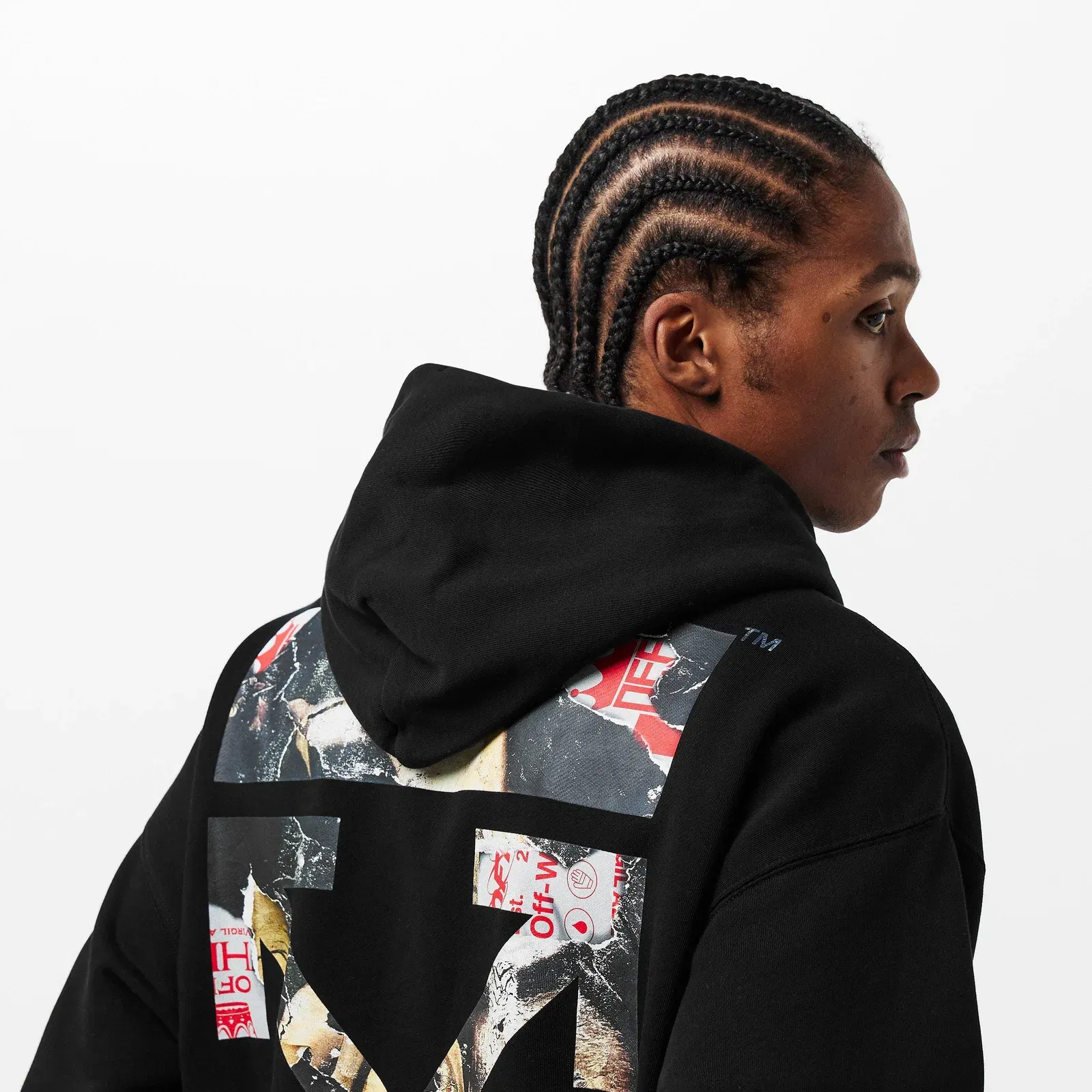 Paint Arrow Pull Over Hoodie