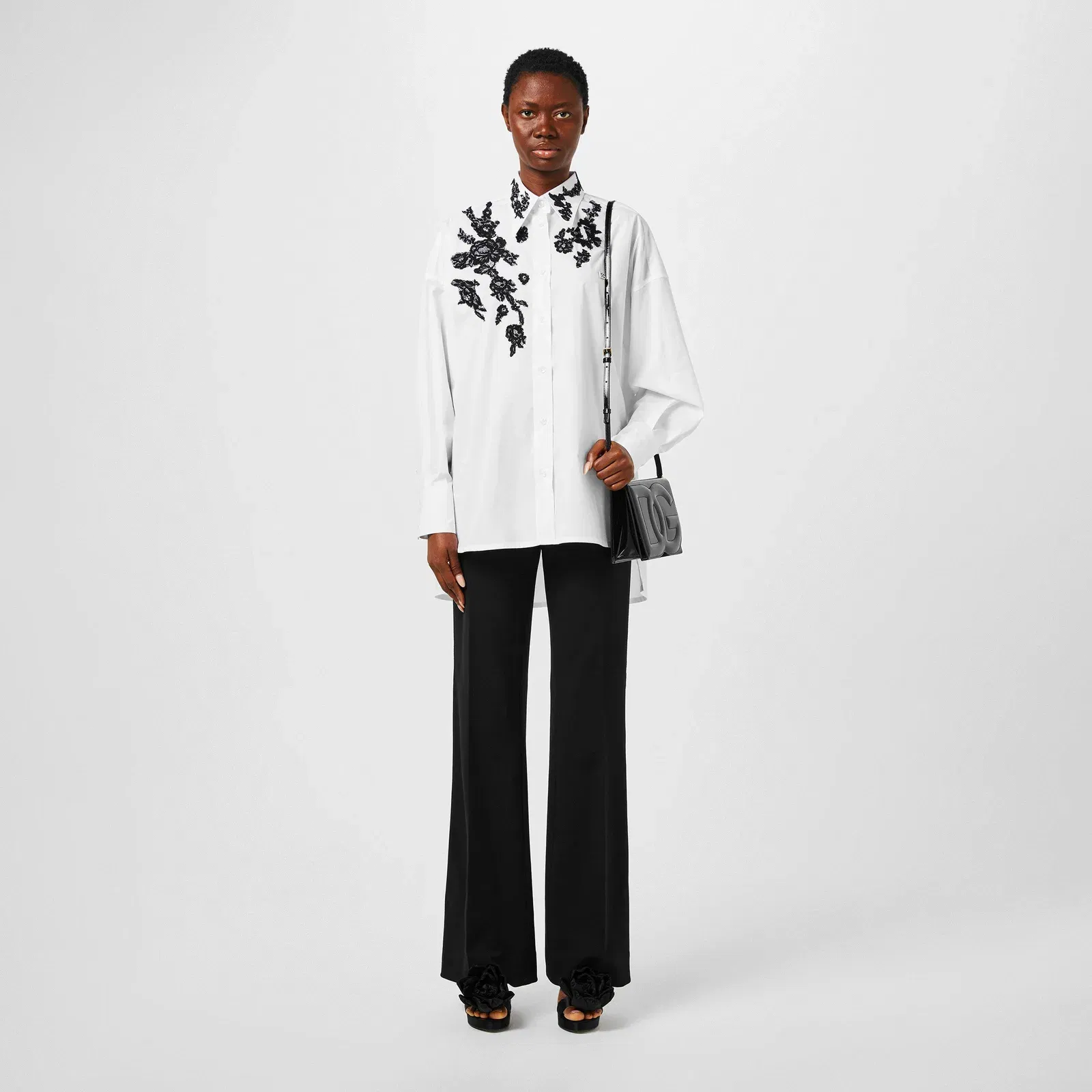 Stretch Jersey Flared Pants