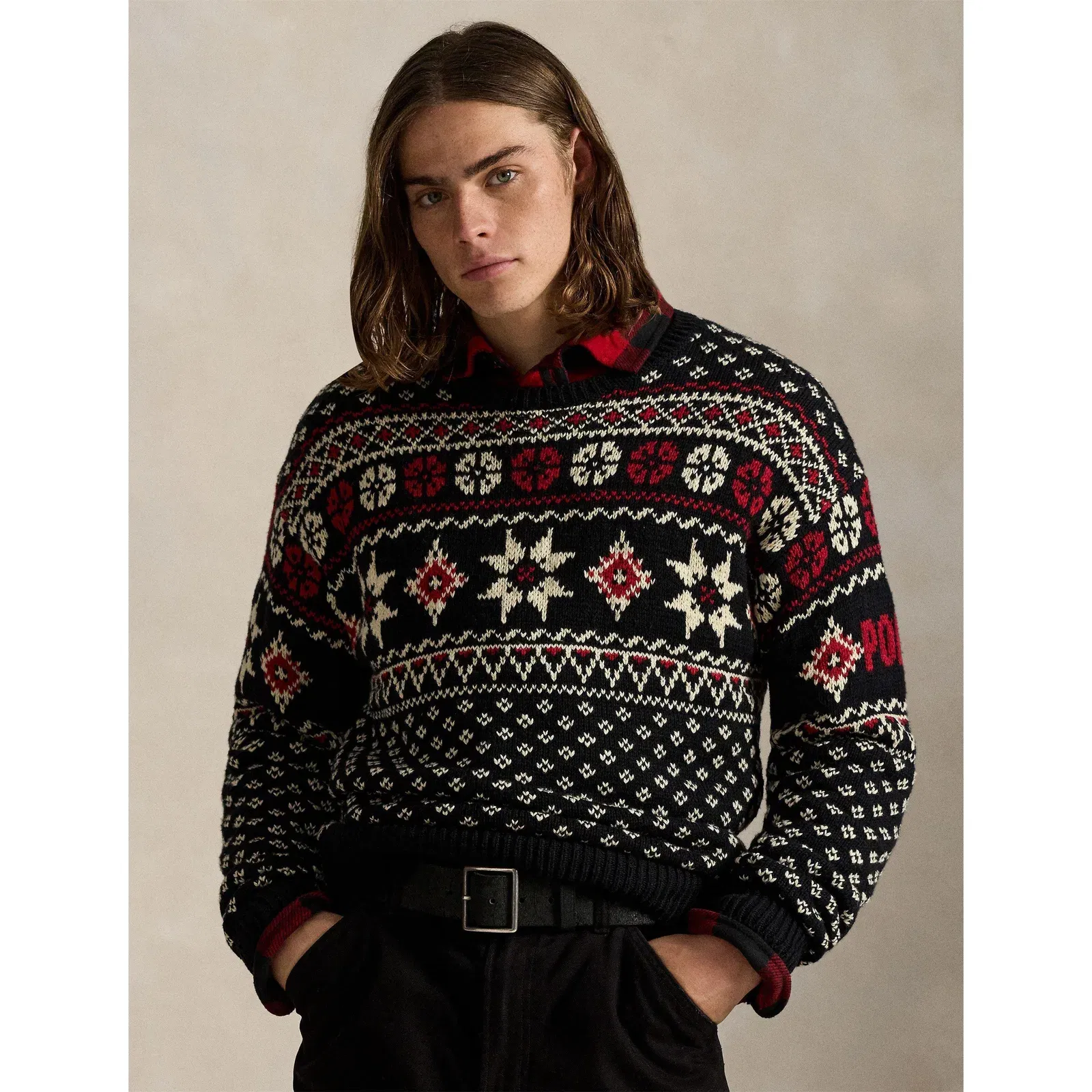 Fairisle Cashmere Crew Neck Jumper
