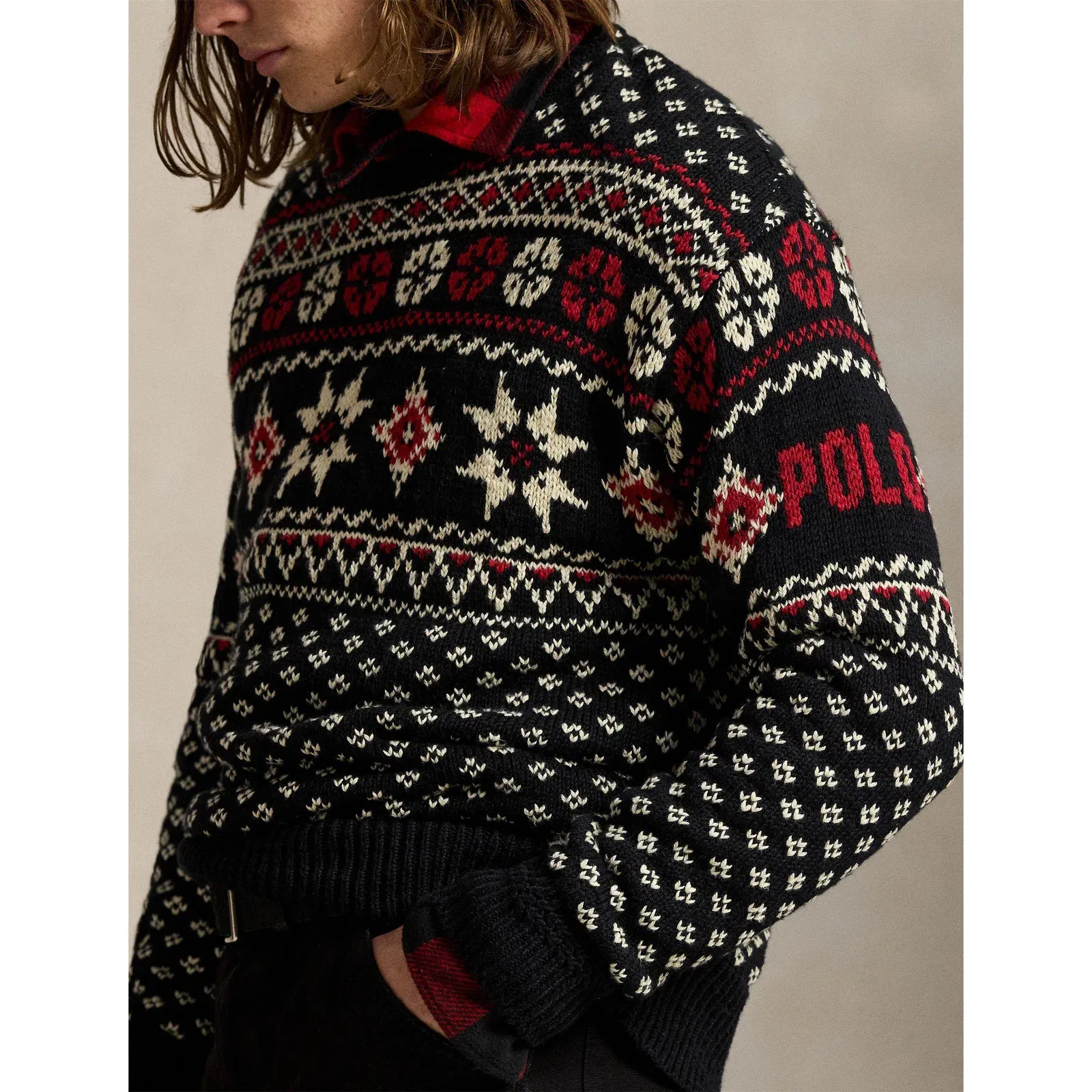 Fairisle Cashmere Crew Neck Jumper