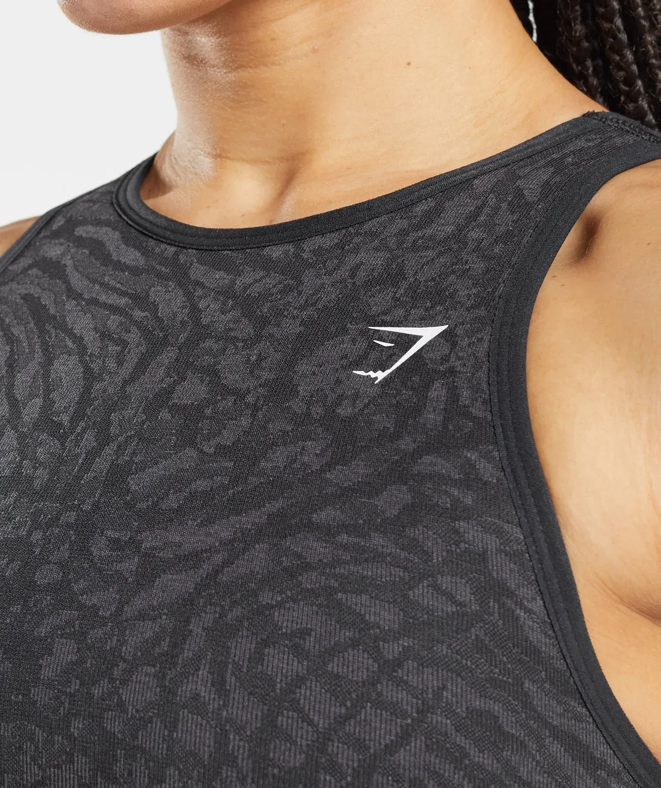 Gymshark Adapt Animal Seamless Sports Bra - Wild | Black