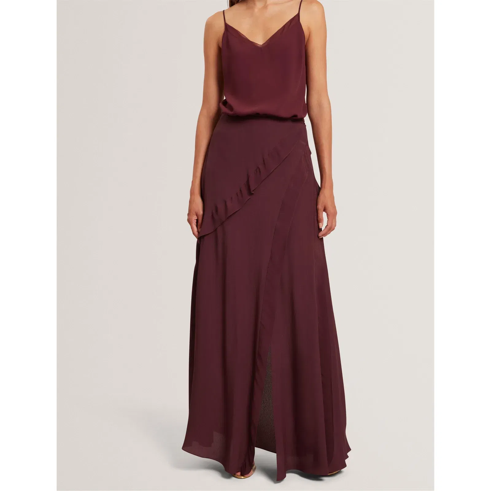 Frill Maxi Skirt