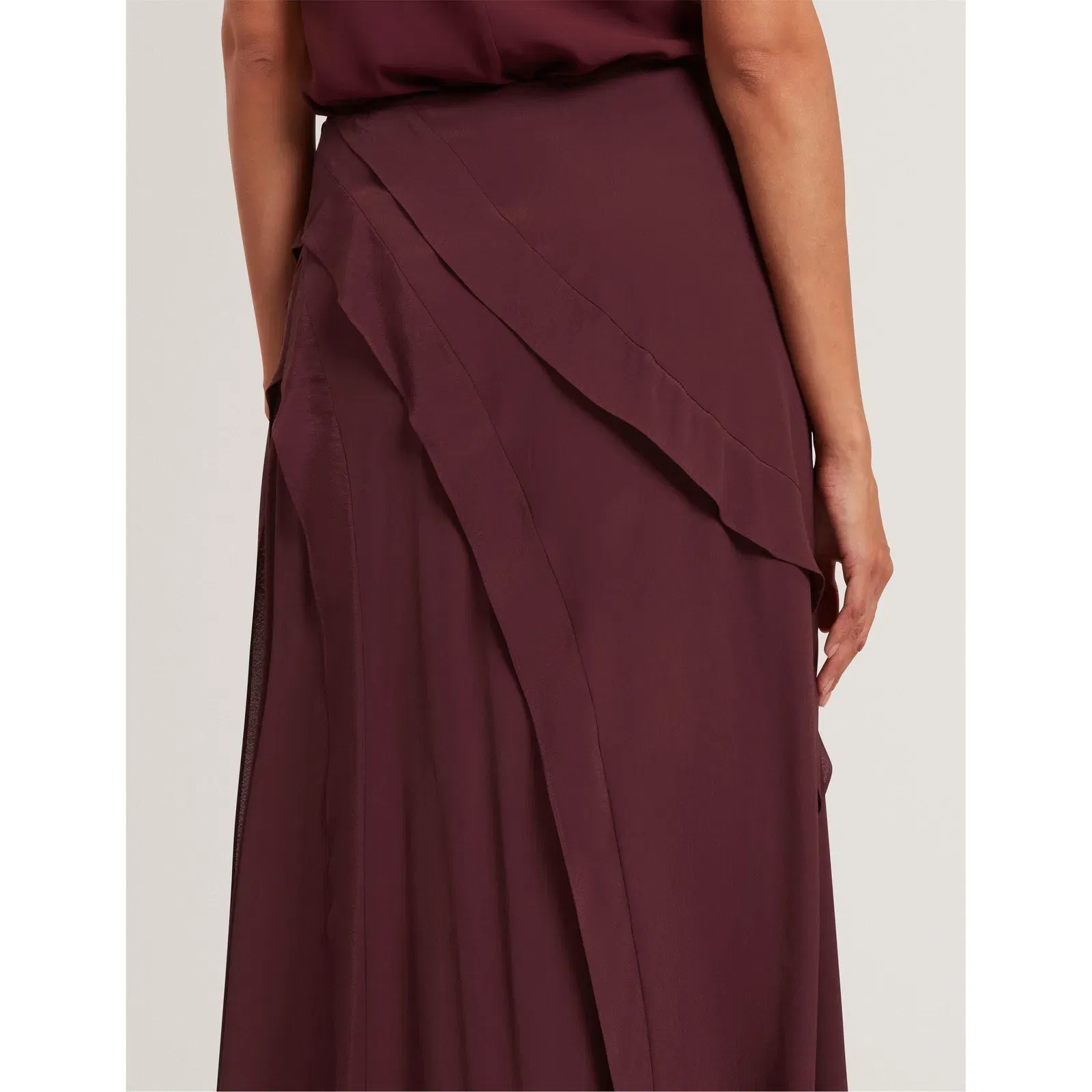 Frill Maxi Skirt