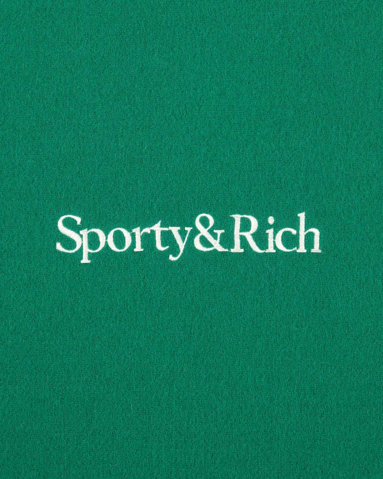 Serif Logo Scarf - Spring Green/Light Navy