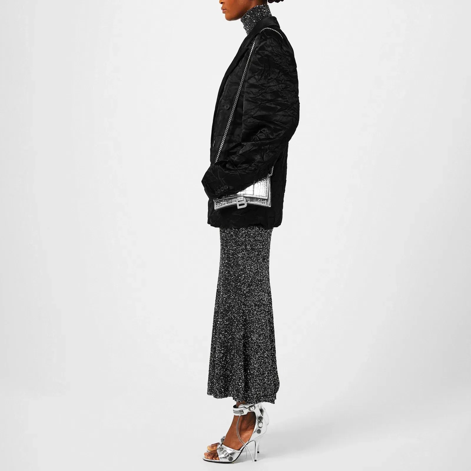 Sequinned Long Dress