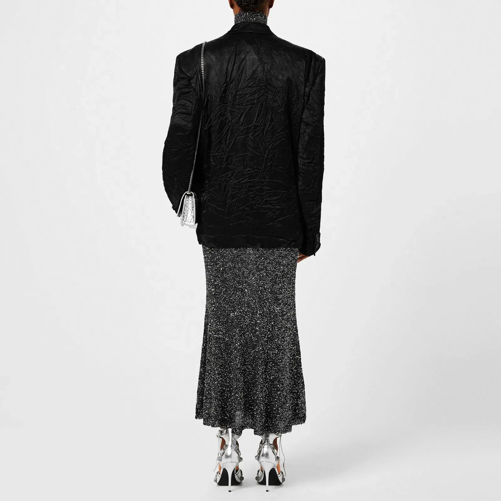 Sequinned Long Dress