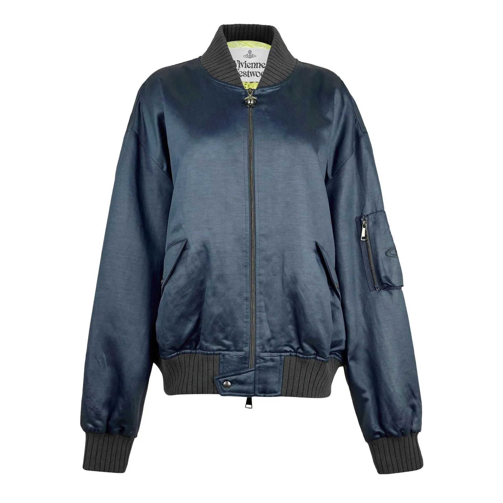 Linen Blend Long Sleeve Parka