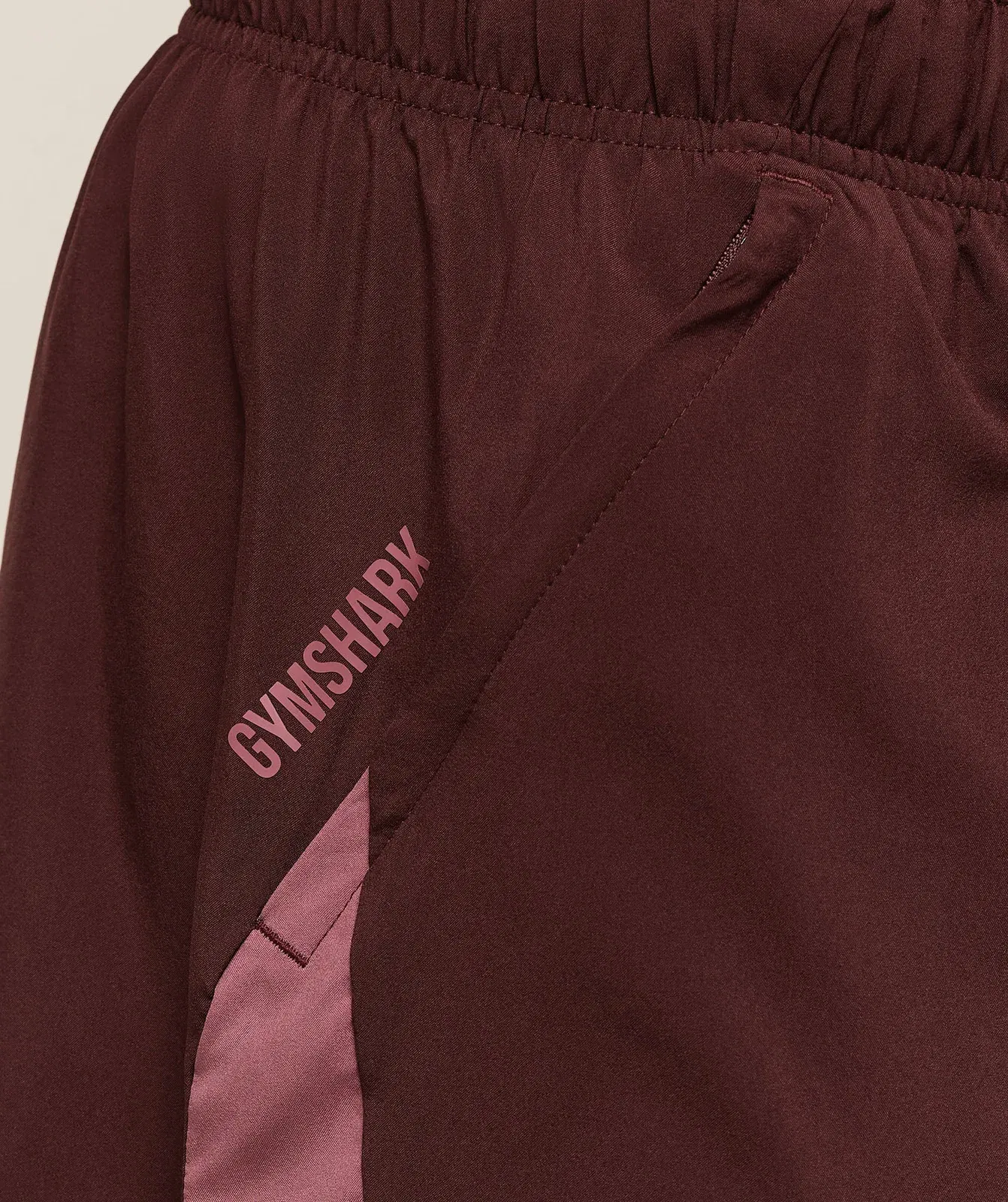 Gymshark Sport 7" Shorts - Rich Maroon/Reset Pink