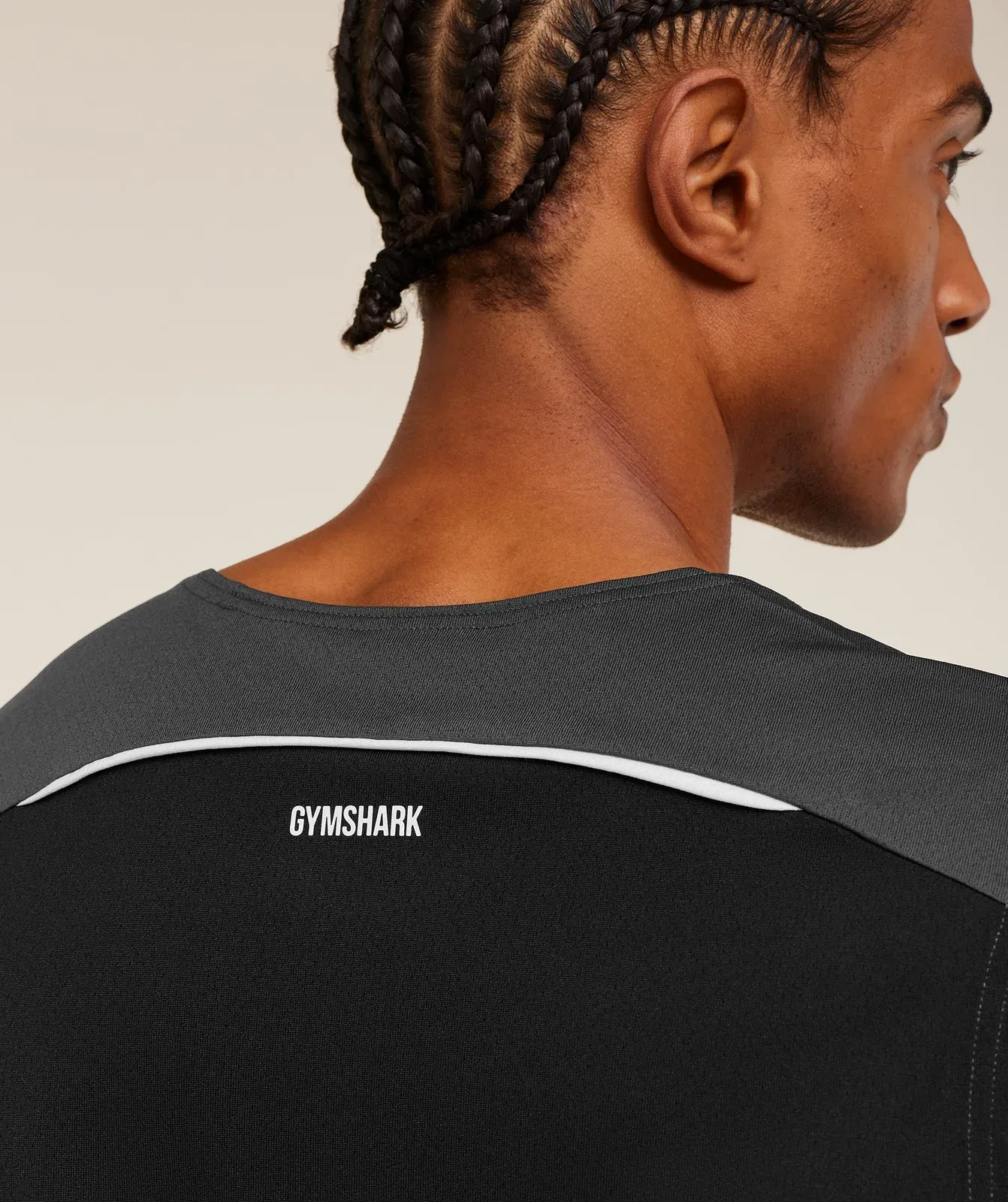 Gymshark Arrival Contrast Tank - GS Onyx Grey/GS Black
