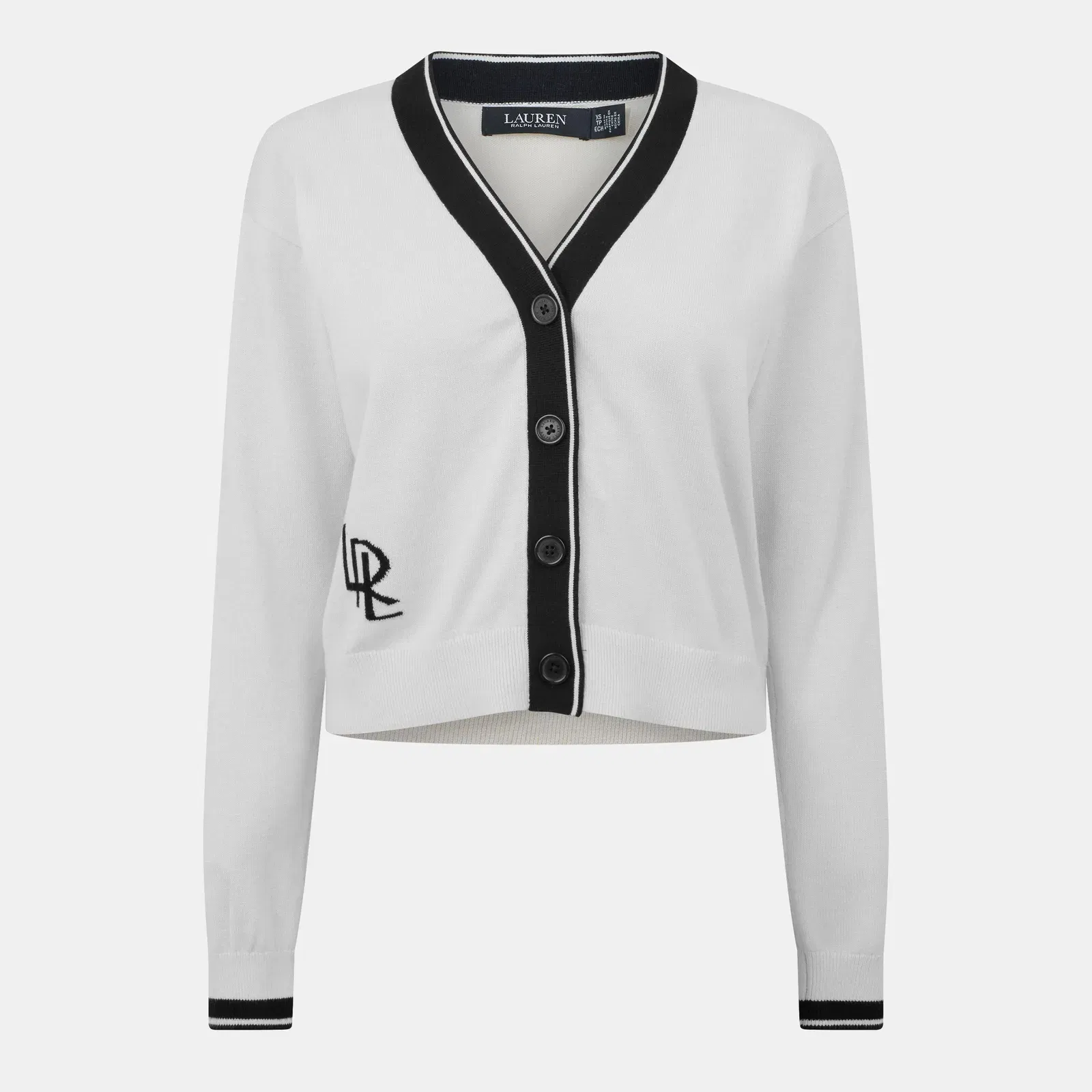 Cadina Two Tone Ribbed Cardigan