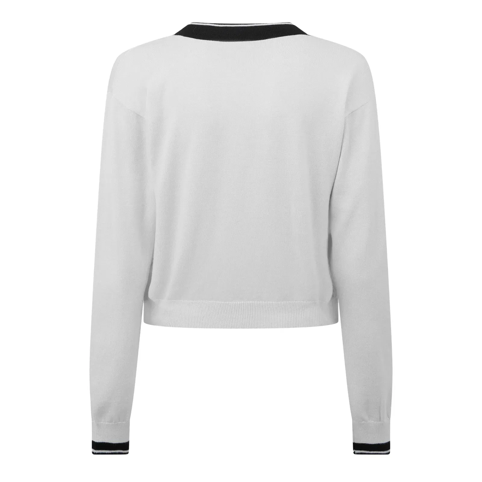 Cadina Two Tone Ribbed Cardigan