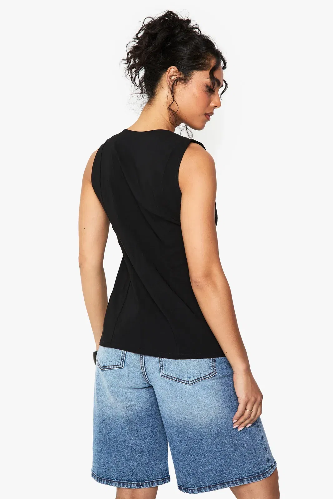 Bengaline Button Through Longline Waistcoat
