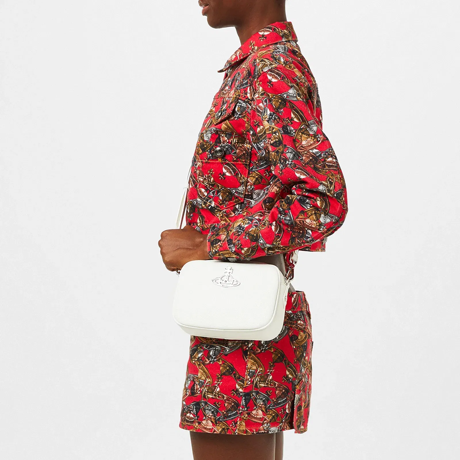 Cropped Marlene Cotton Long Sleeve Denim Jacket