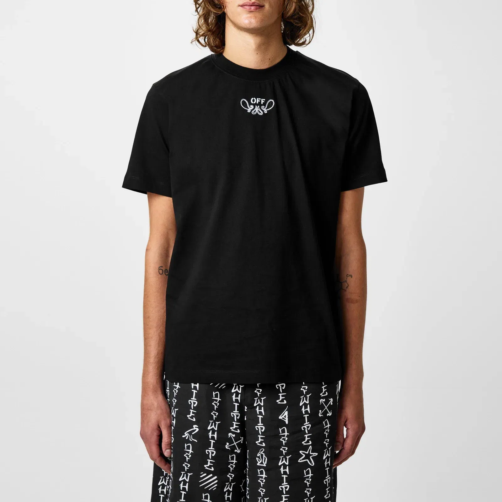 Bandanna Skate Cotton Crew Neck T-Shirt