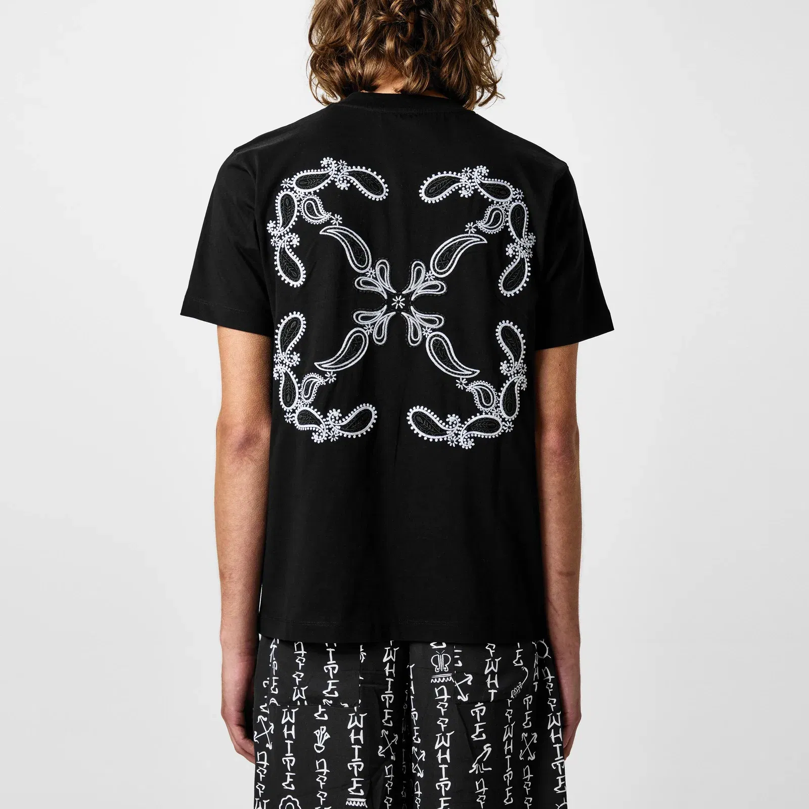 Bandanna Skate Cotton Crew Neck T-Shirt
