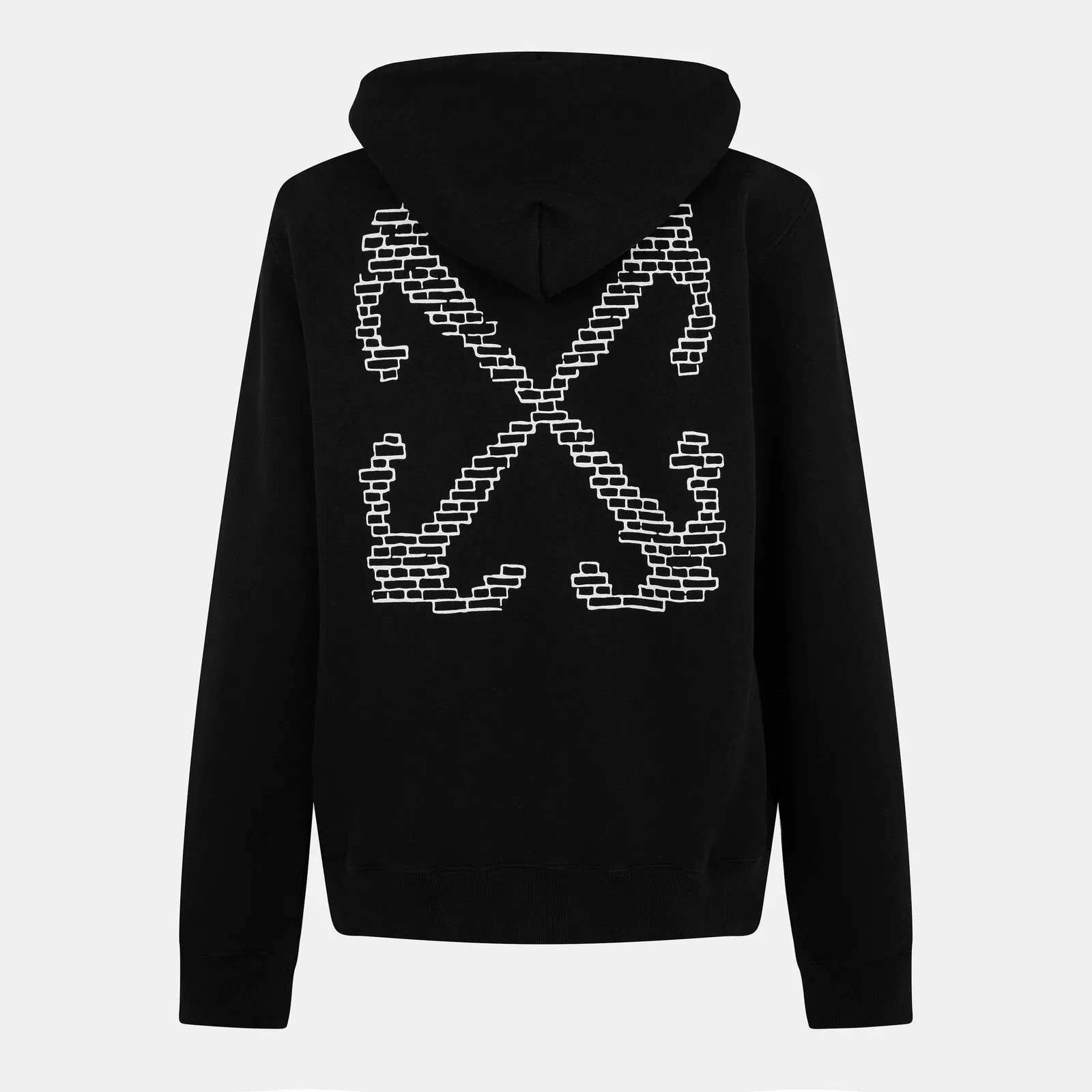 Brick Arrows Jersey Fleece Long Sleeve Slim Fit Hoodie