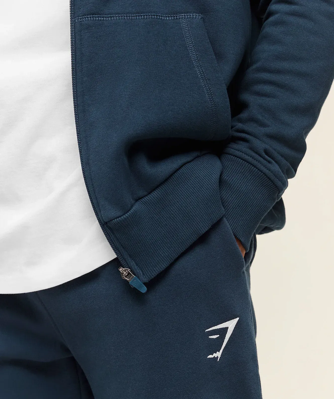 Gymshark Crest Joggers - Navy