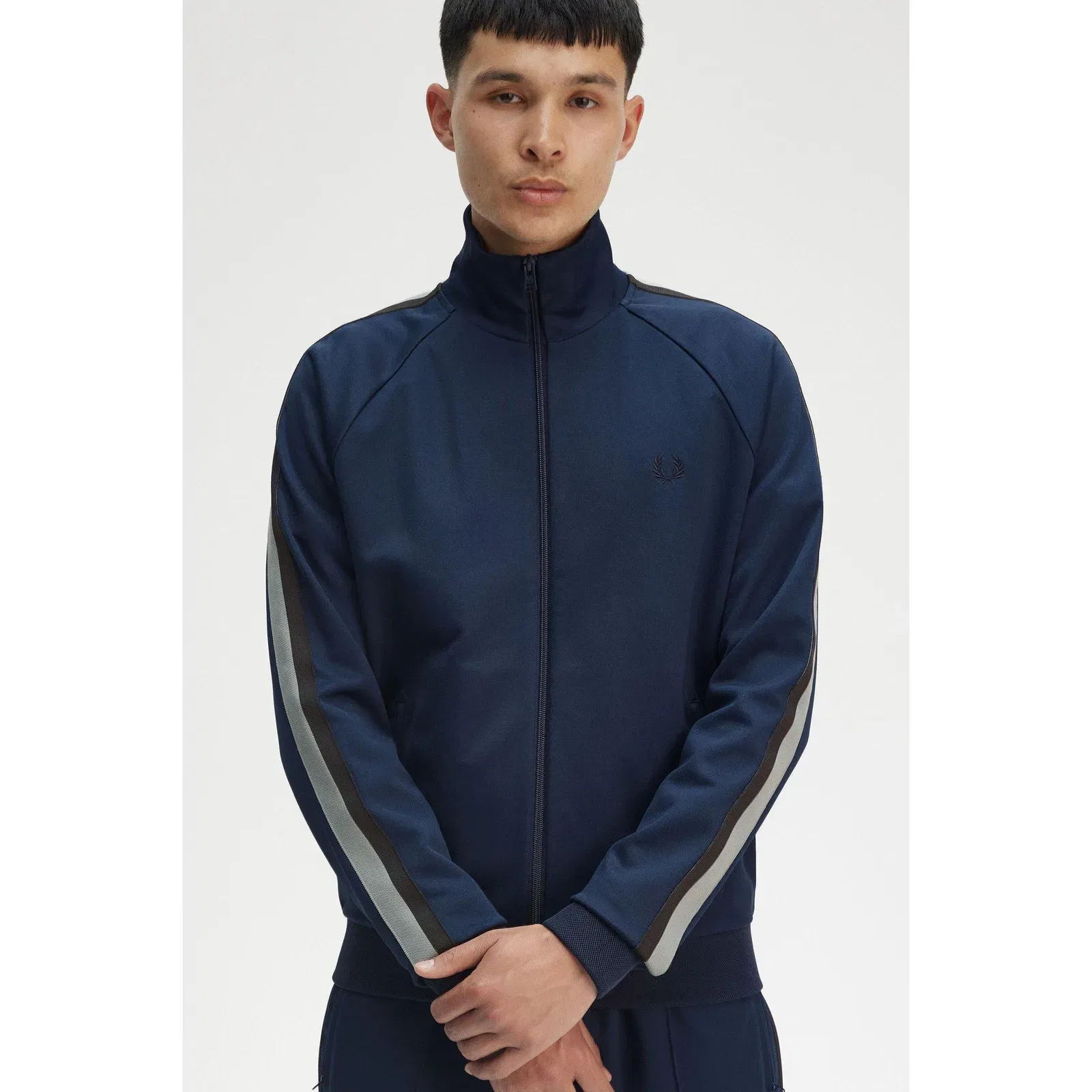 Full-Zip Athletic Fit Tracksuit Top