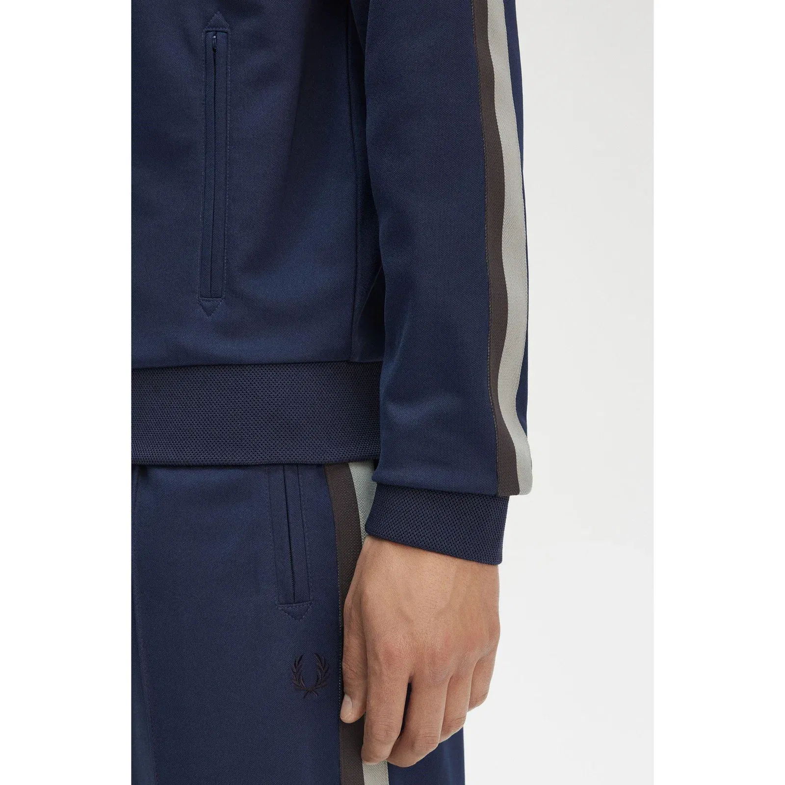 Full-Zip Athletic Fit Tracksuit Top