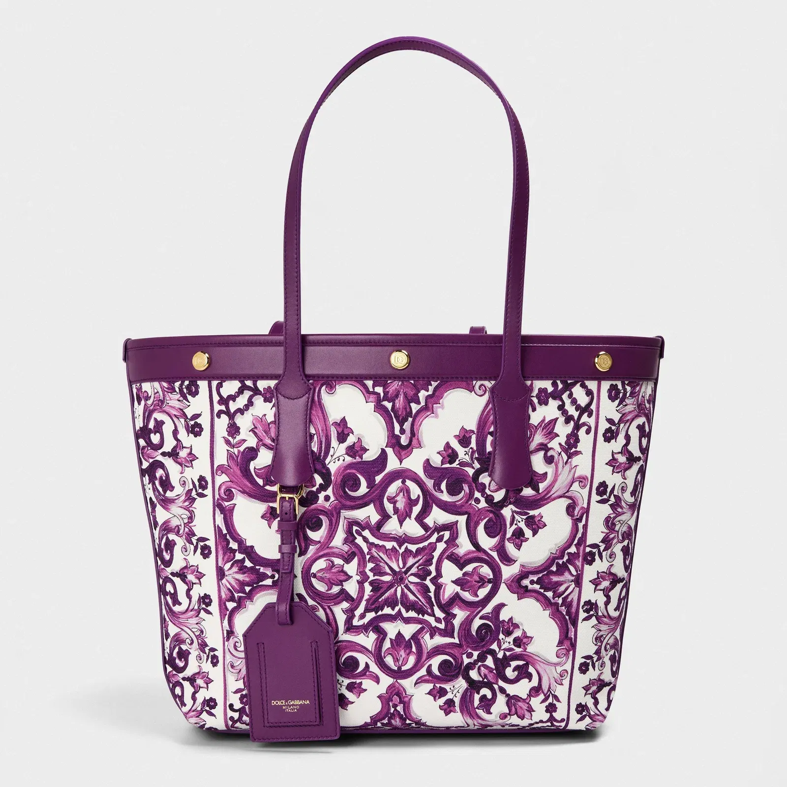 Maiolica Canvas Tote Bag