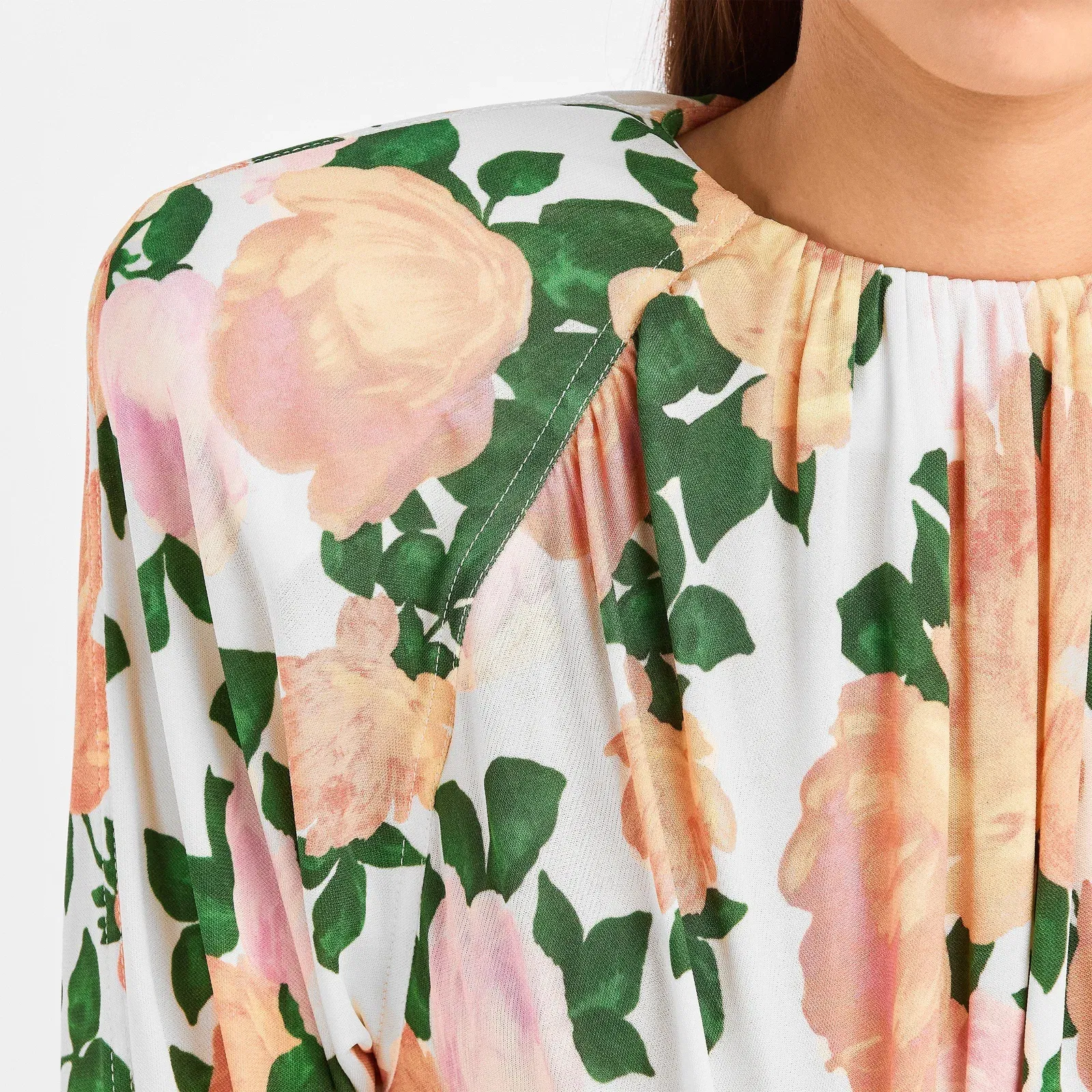 Crepe Mini Dress