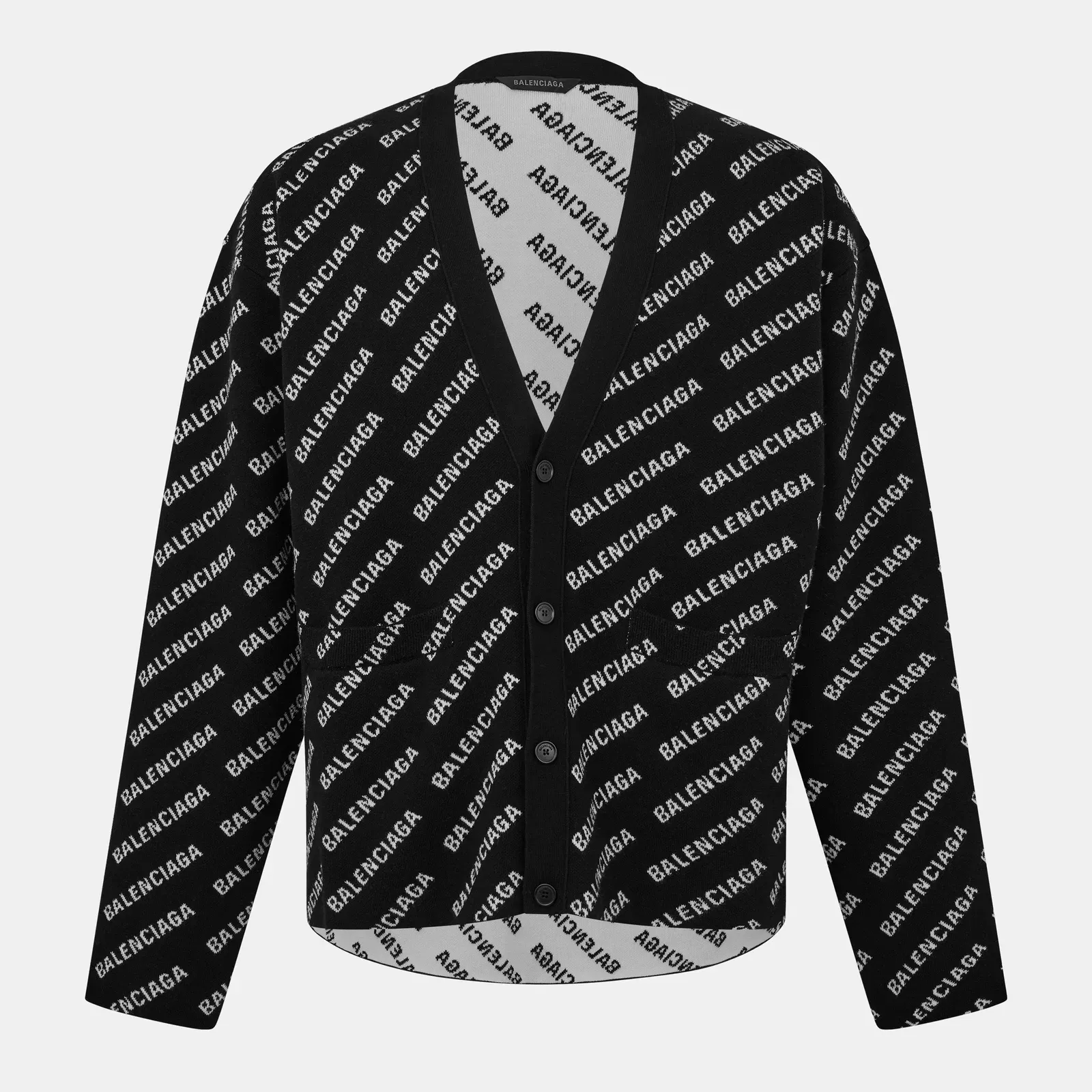 All Over Print Logo Cardigan