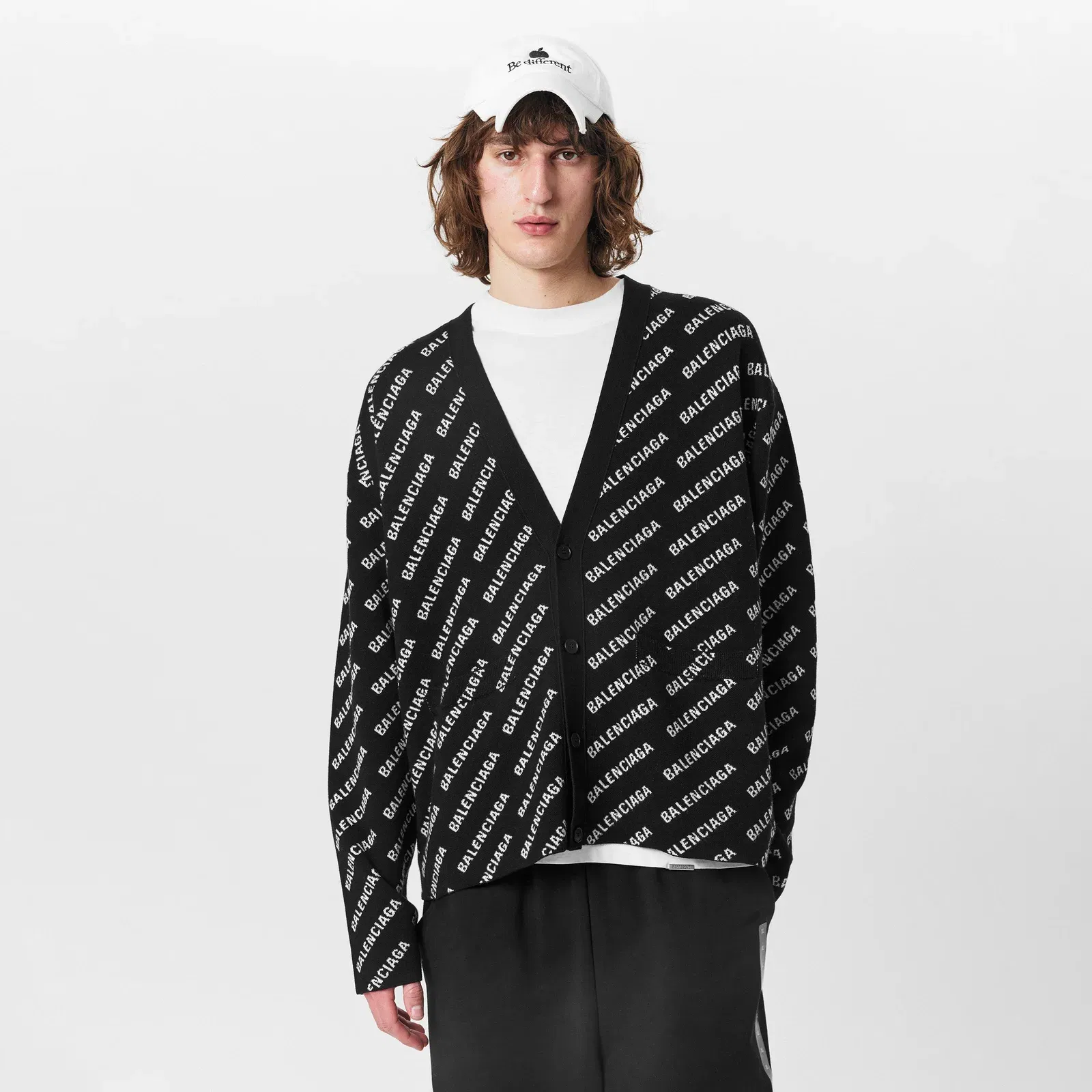 All Over Print Logo Cardigan