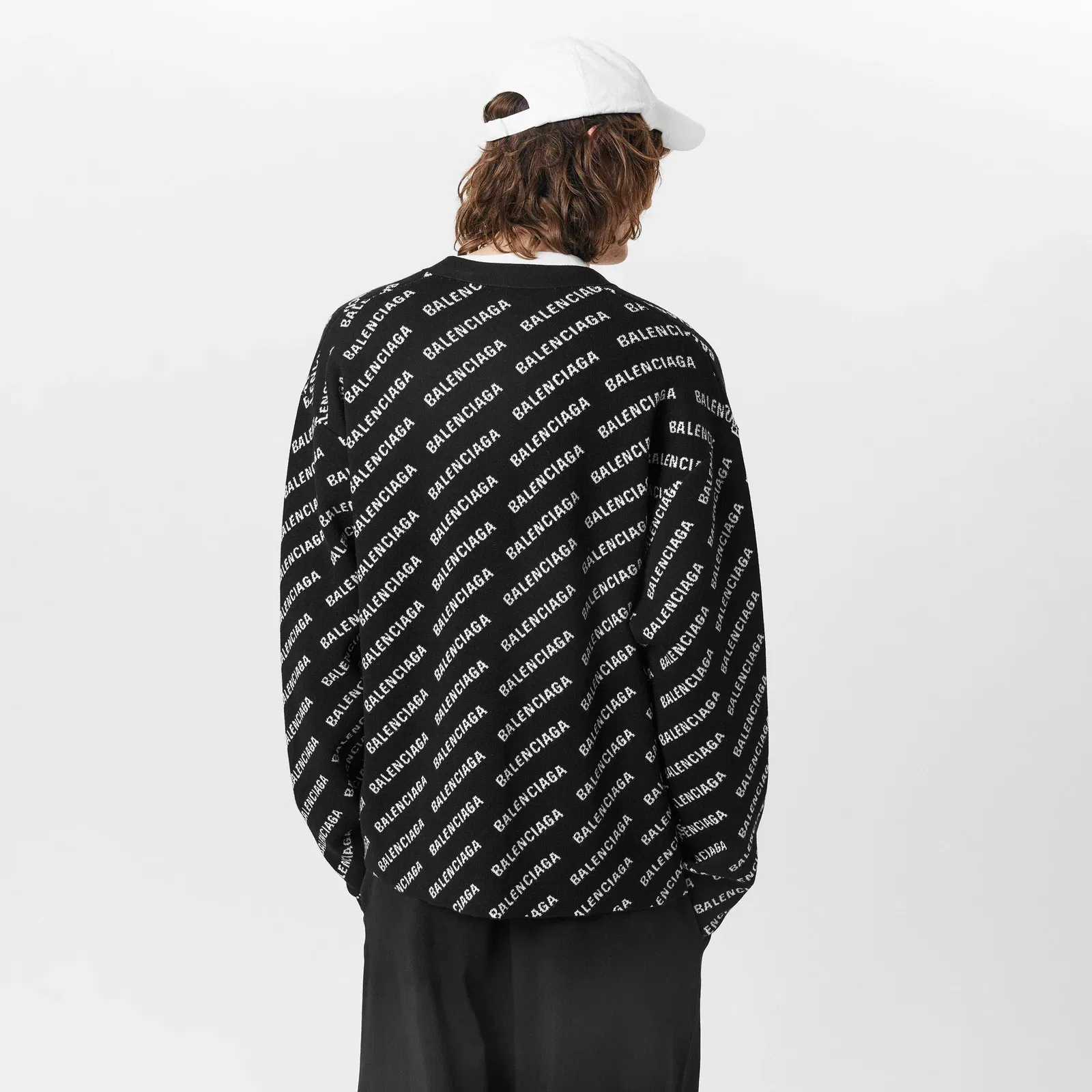 All Over Print Logo Cardigan