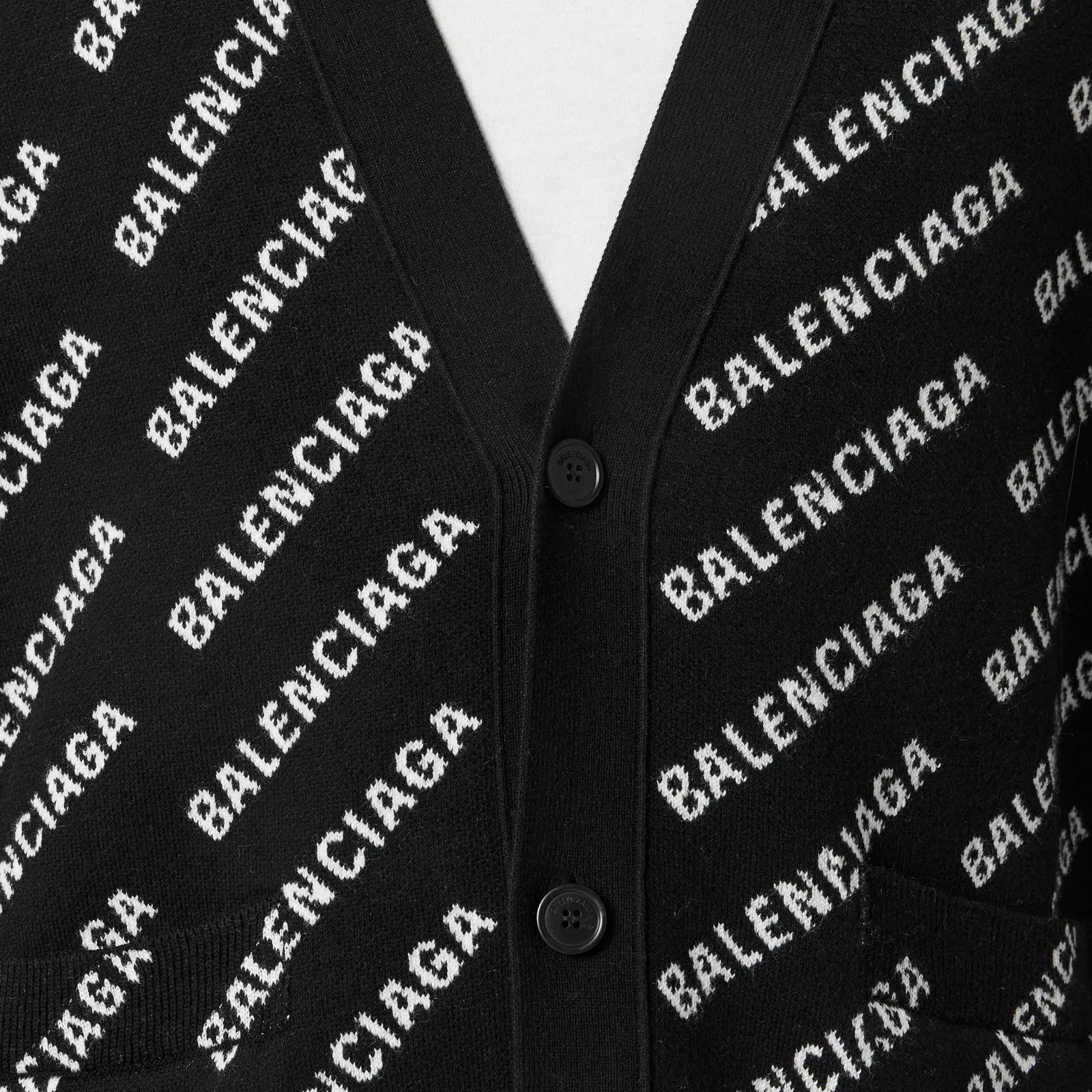 All Over Print Logo Cardigan