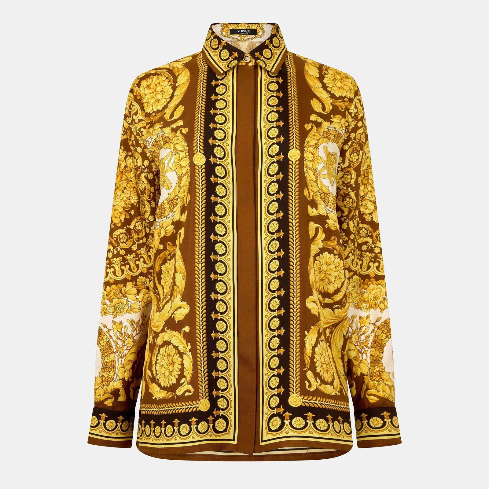 Long Sleeve Patterned Shirt