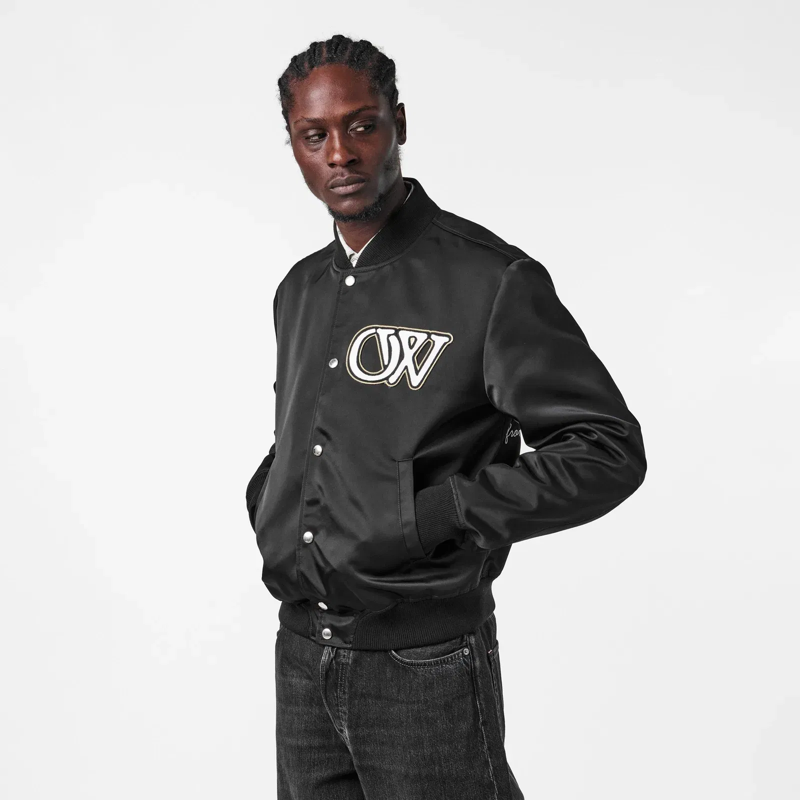 Monogram Long Sleeve Bomber Jacket