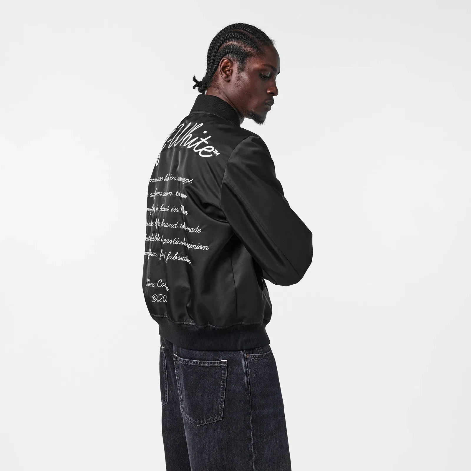 Monogram Long Sleeve Bomber Jacket