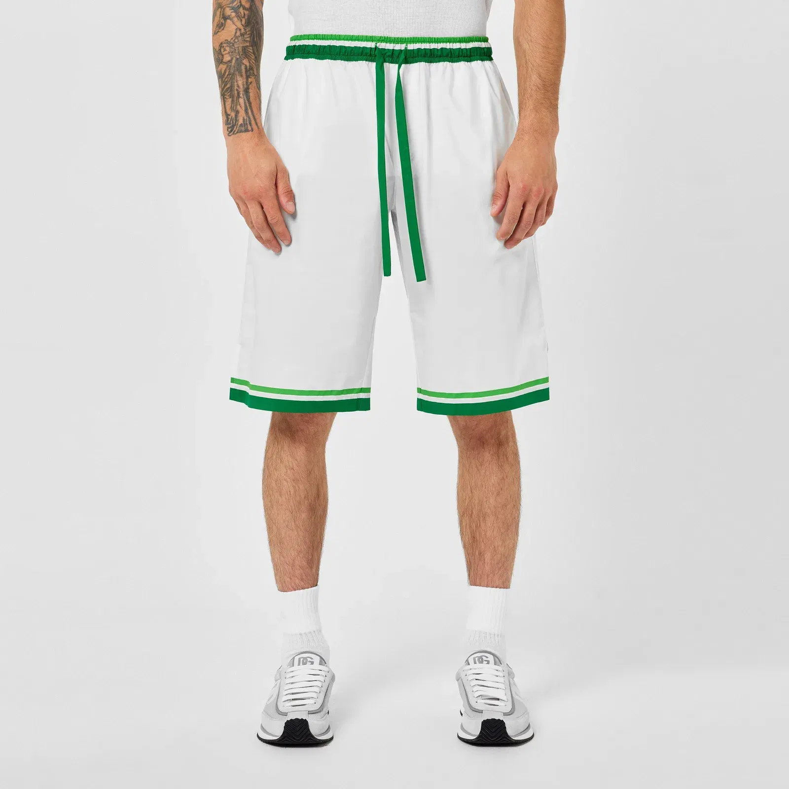 Maiolica Woven Lightweight Tracksuit Shorts