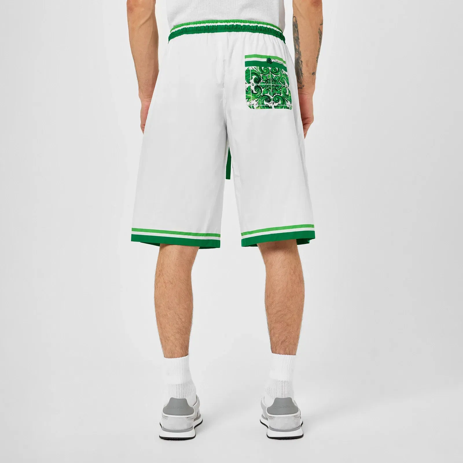 Maiolica Woven Lightweight Tracksuit Shorts