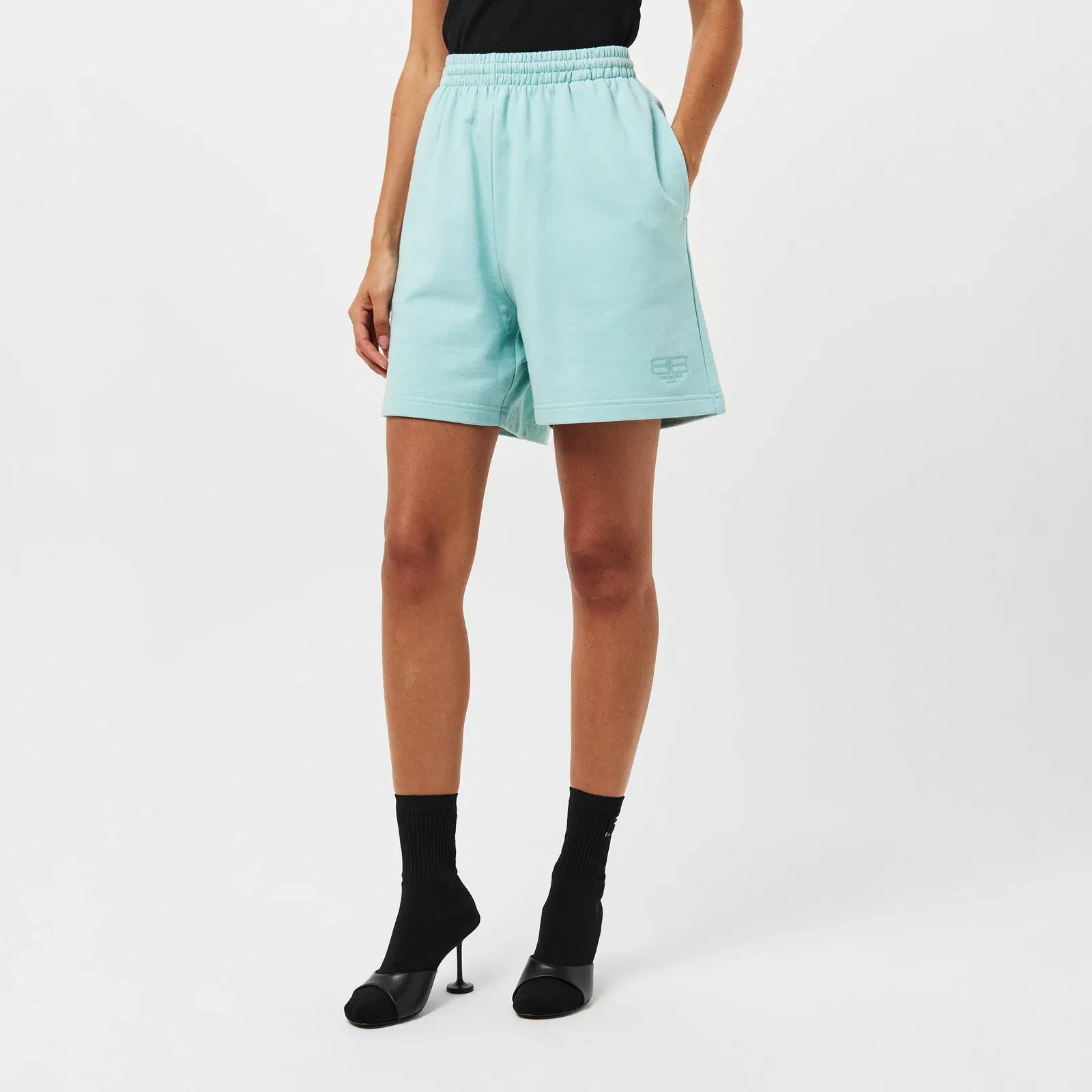 Stretch Fleece Jogger Shorts
