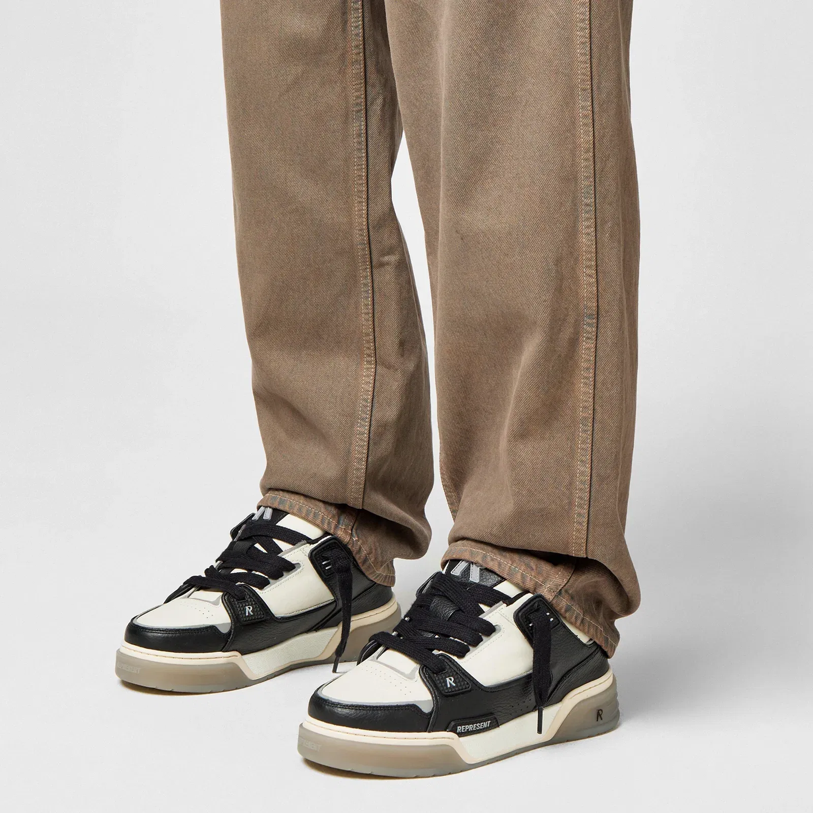 Rep Studio Premium Leather Mid-Top Sneaker