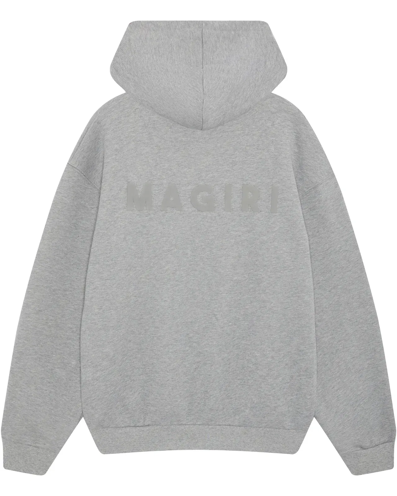 Magiri Core Puff Printed Hoodie in Grey
