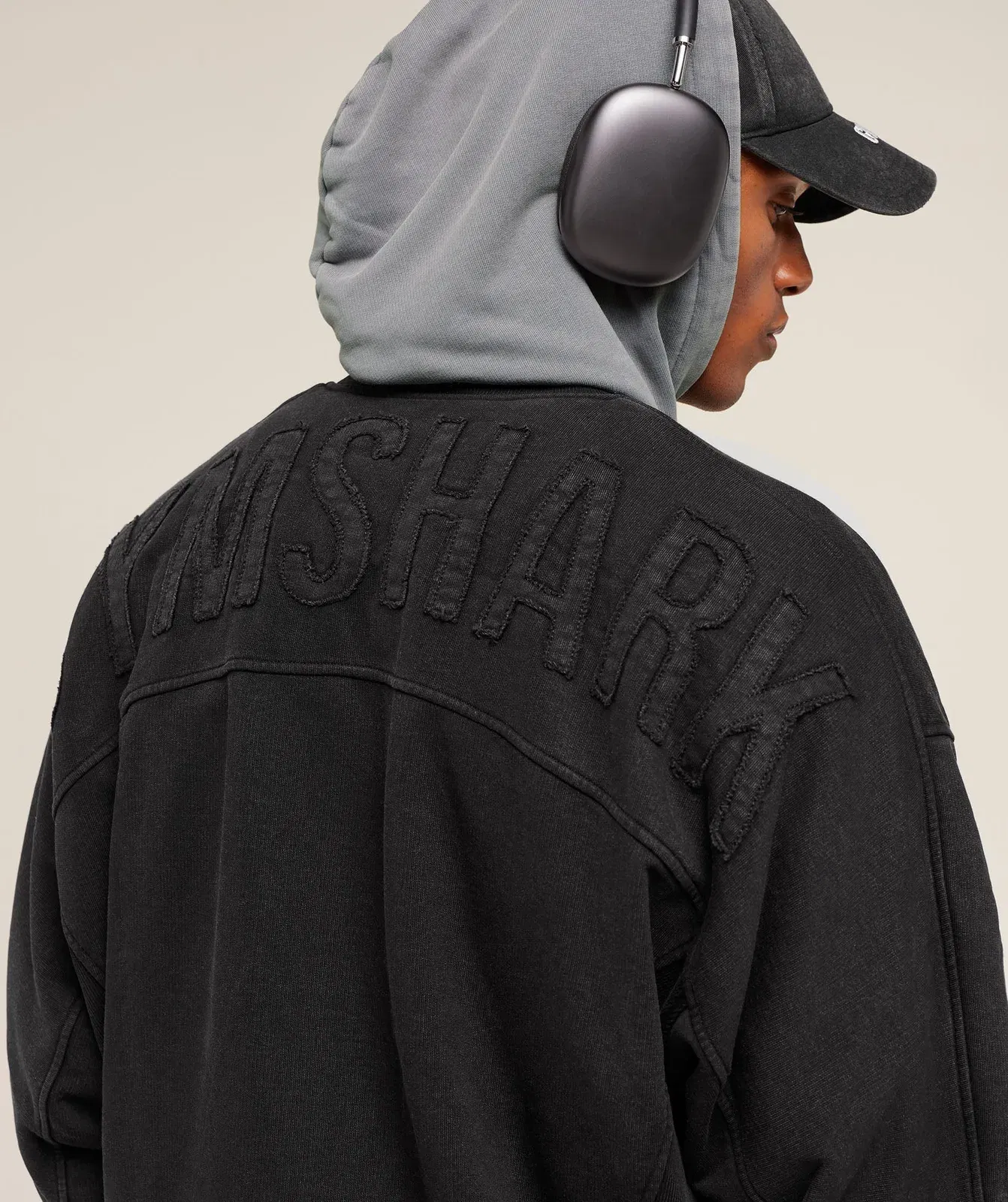 Gymshark Power Washed Jersey Track Jacket - GS Black